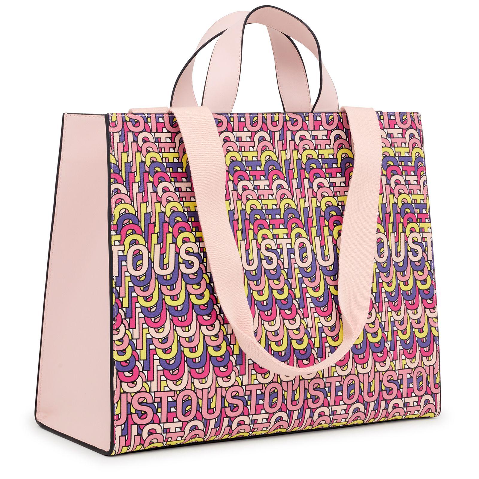 Bolso Shopping grande Amaya rosa TOUS Vera-1