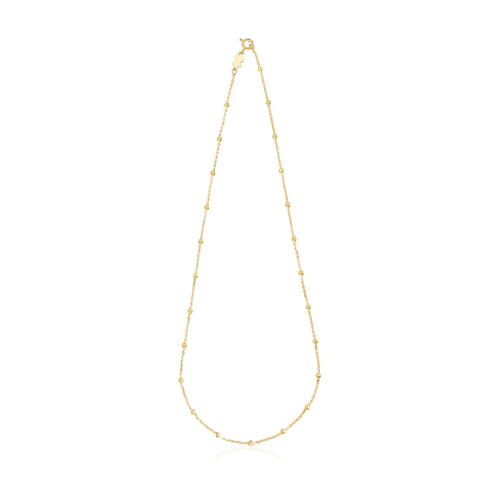 Gargantilla de plata vermeil bolas intercaladas TOUS Basics-1