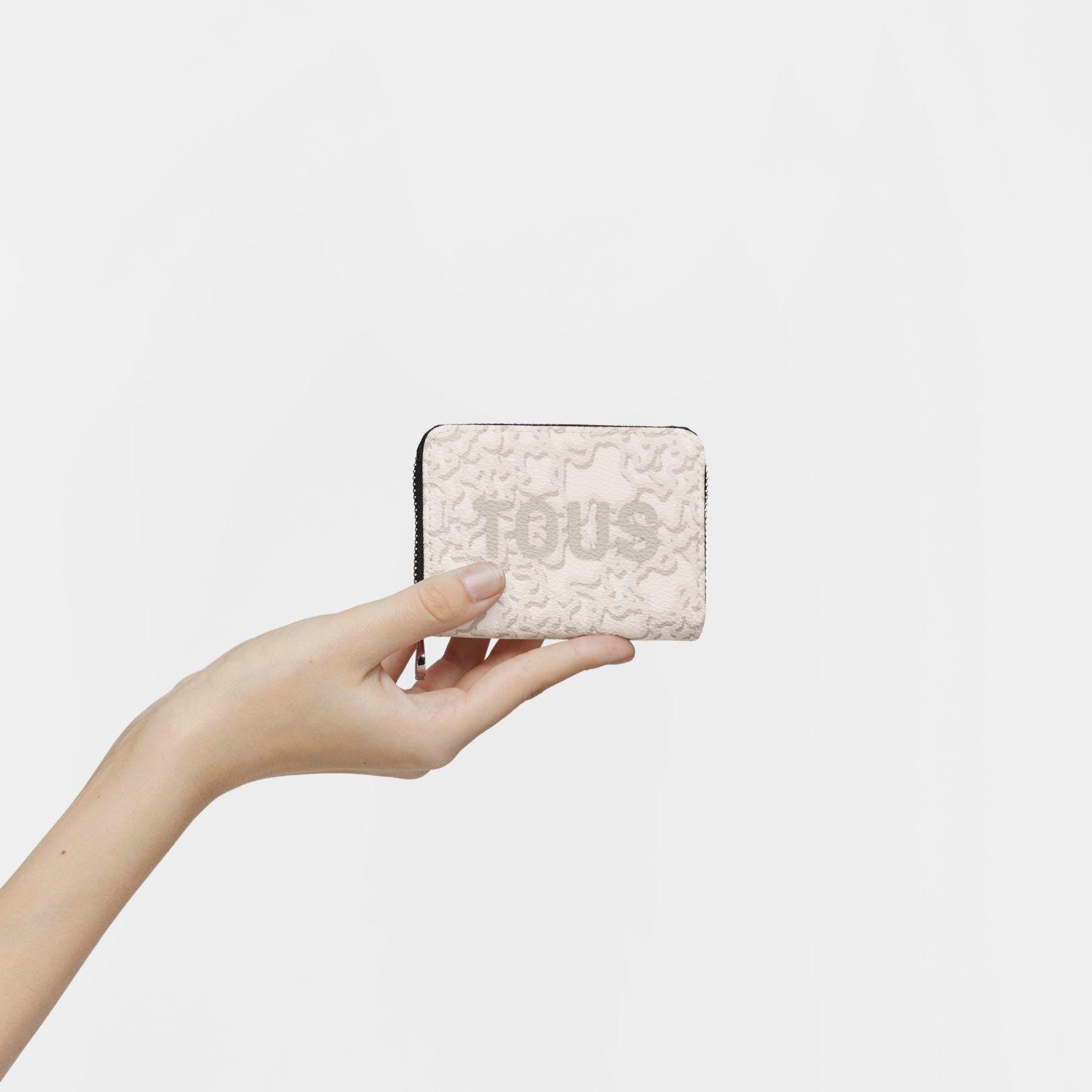 Monedero gris claro Kaos Mini Evolution-3