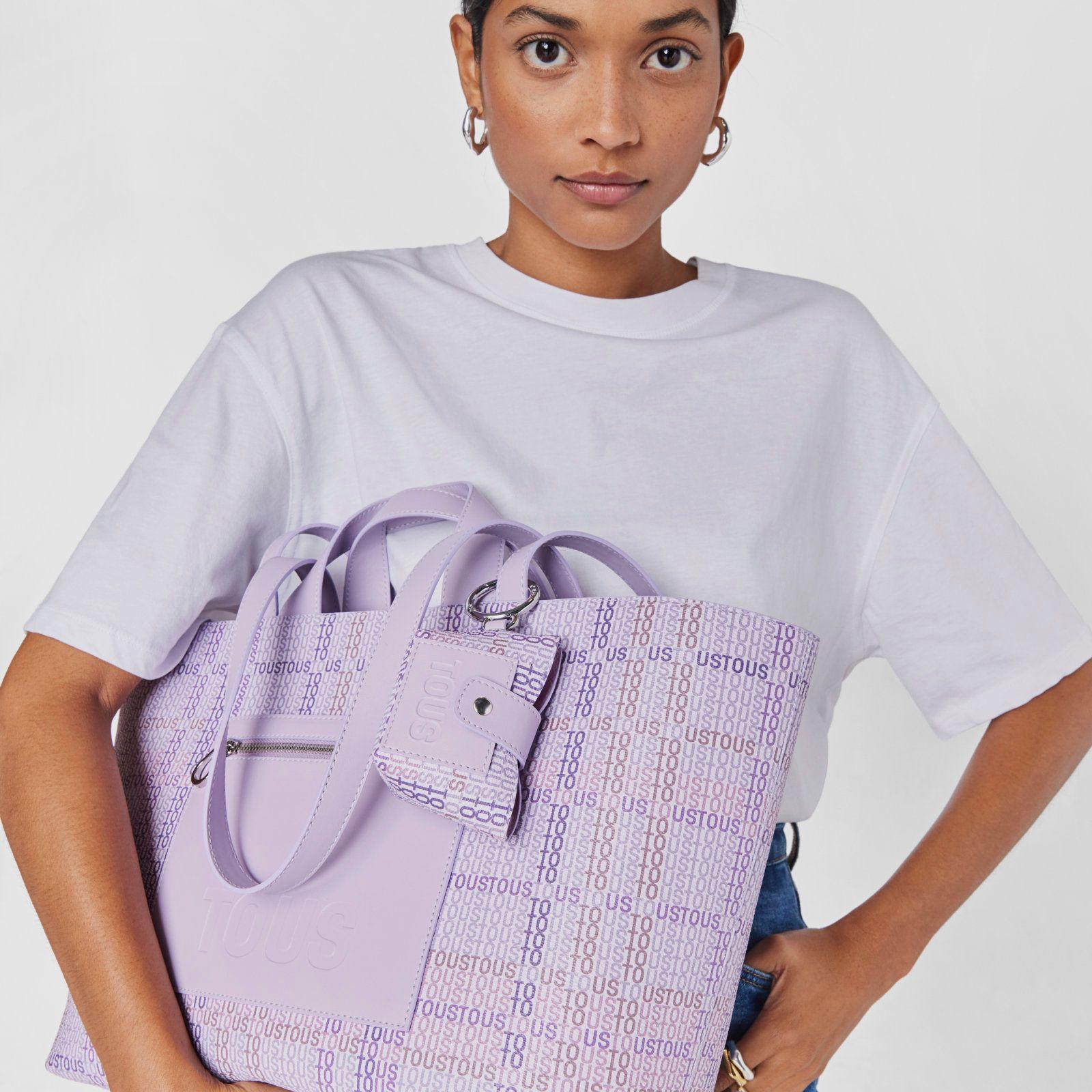 Mini colgante malva con bolsa interior TOUS Cecilia-7