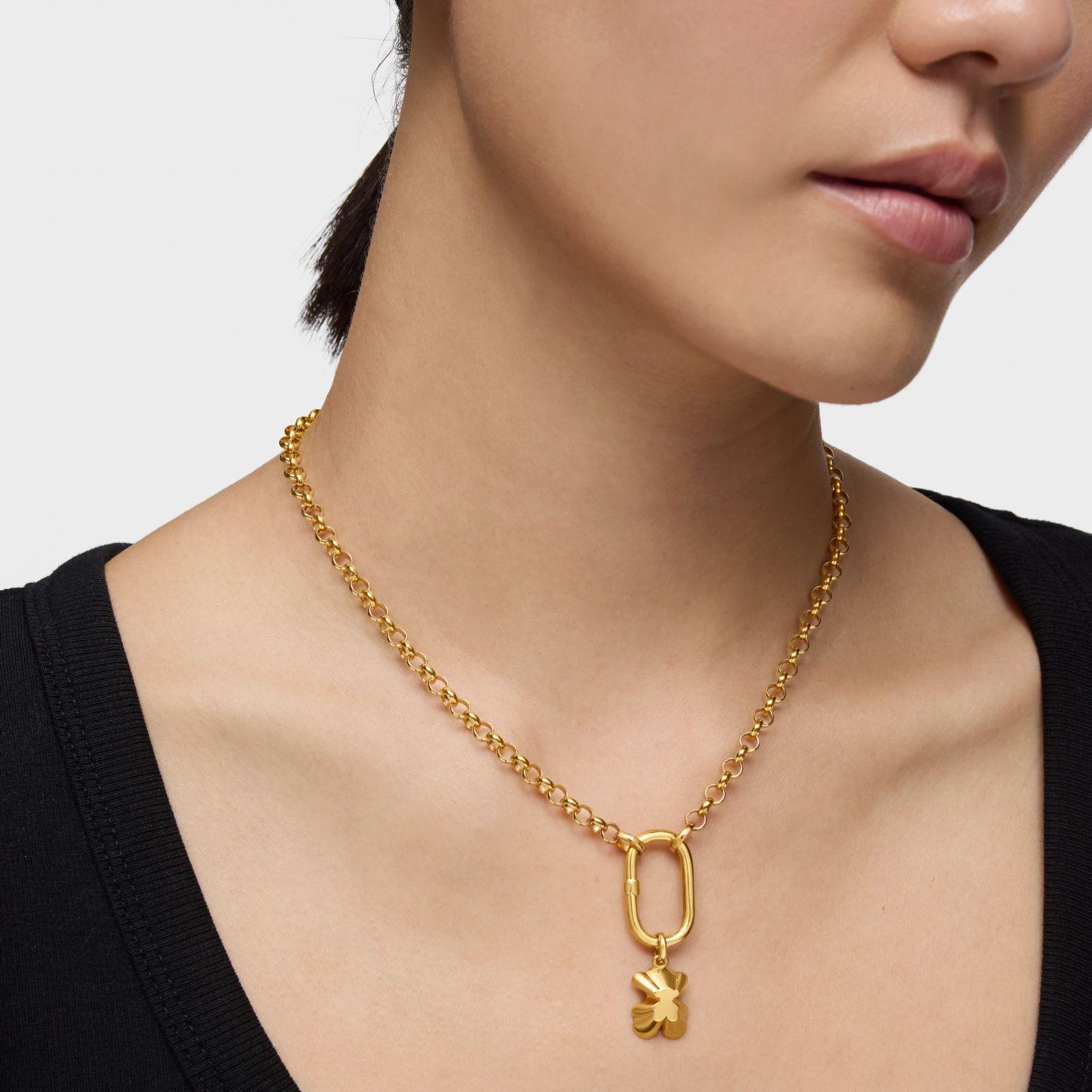 Colgante oso oro 18 kt sobre plata TOUS Sweet 40s-6