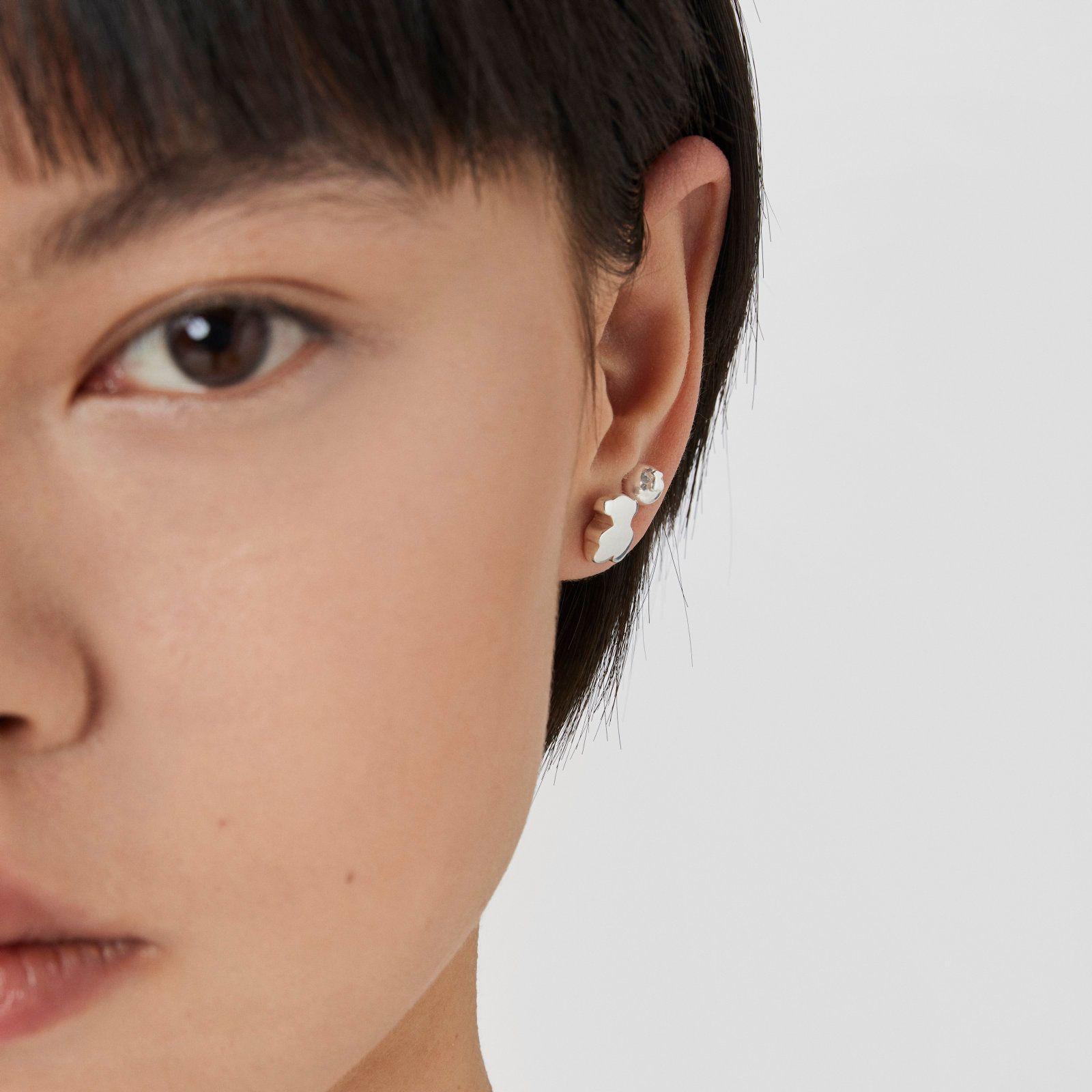 Pendientes de plata oso Bold Motif Tous-3