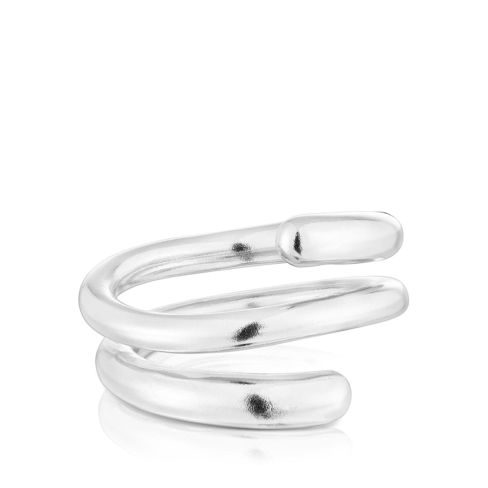 Anillo espiral de plata New Hav-1