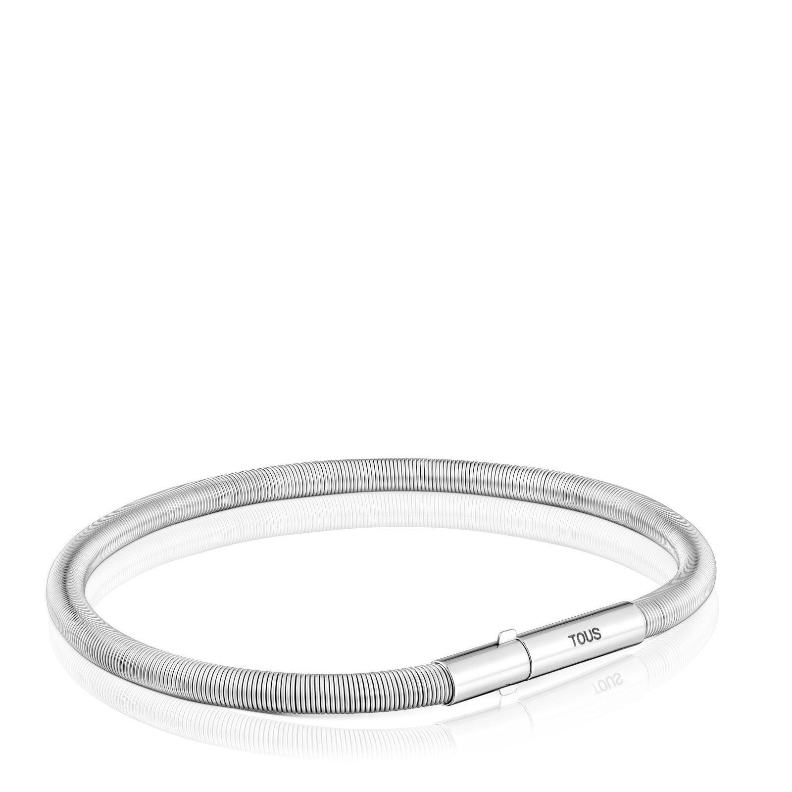 Pulsera de acero 19 cm Mesh Tube-2