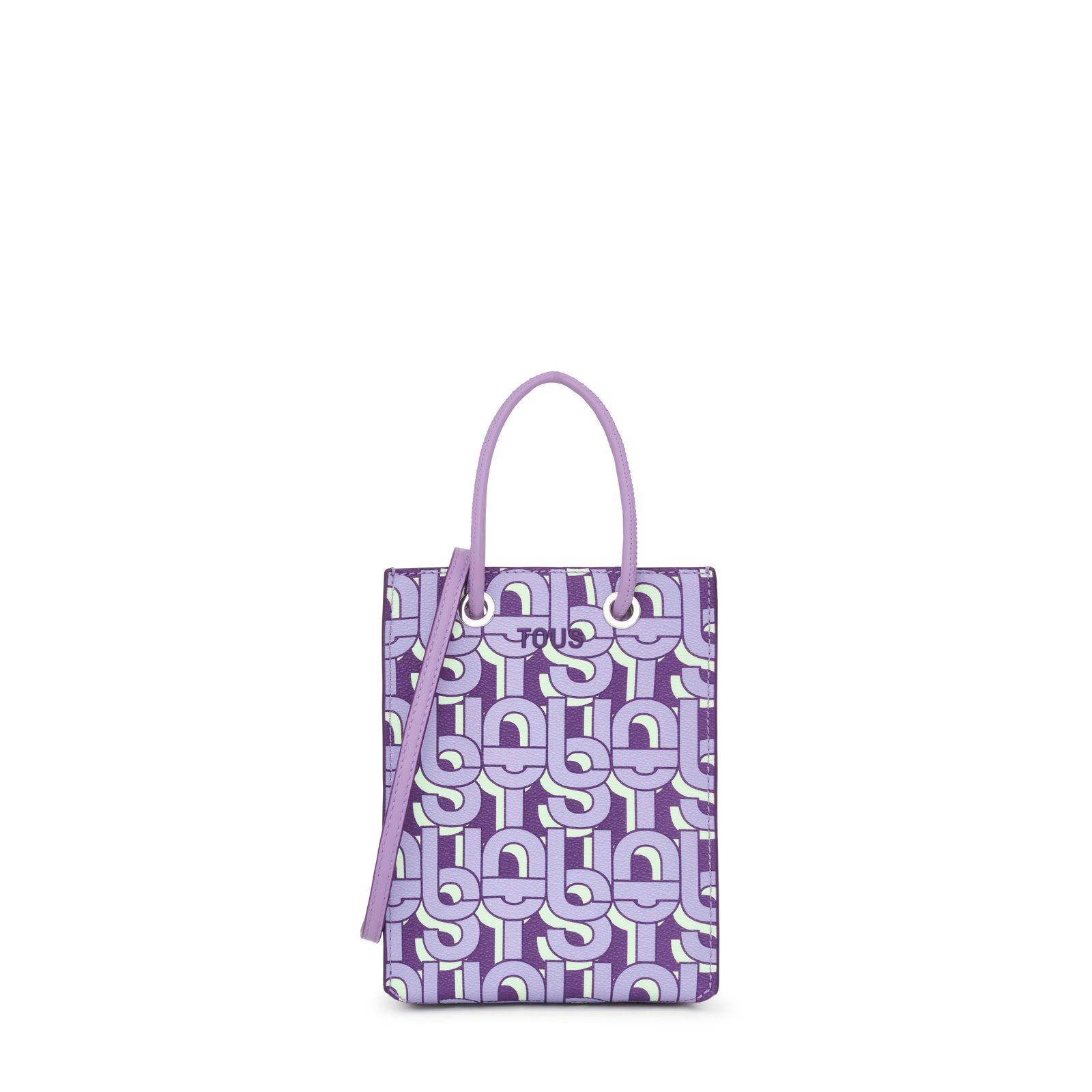 Mini bolso malva TOUS MANIFESTO-0
