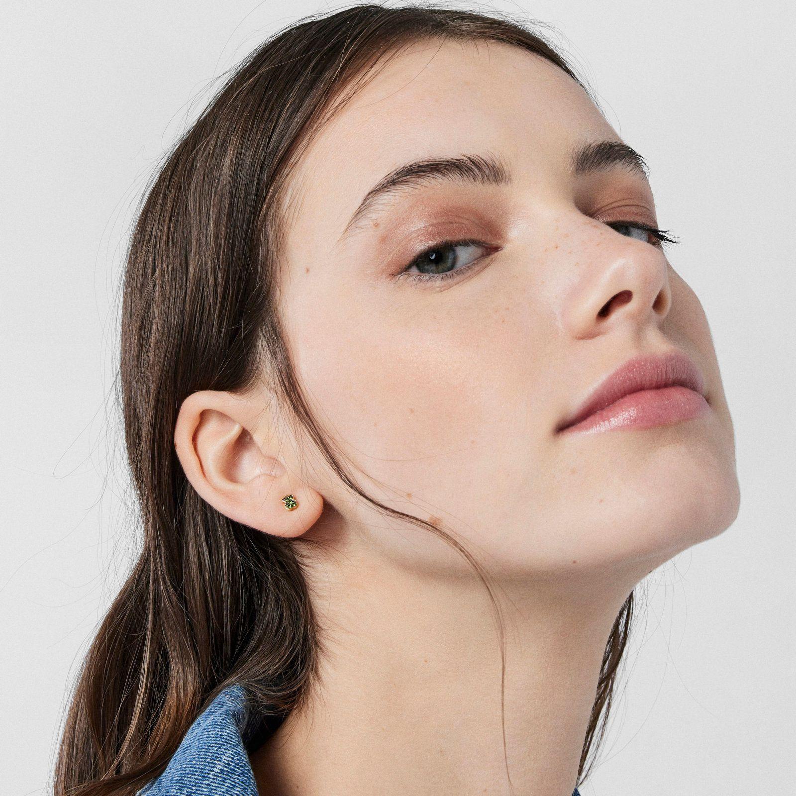 Aros de plata vermeil con oso New Motif Tous-3