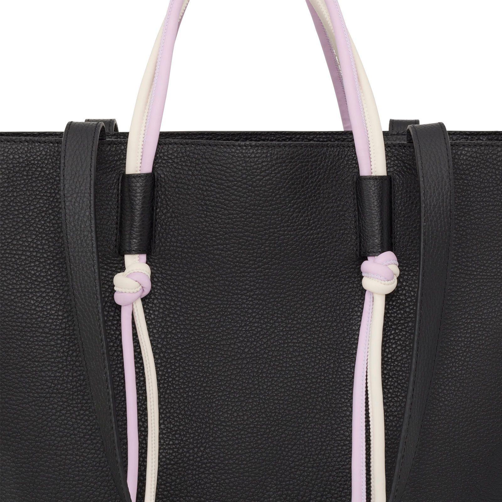 Capazo grande de piel negro TOUS Lynn-3