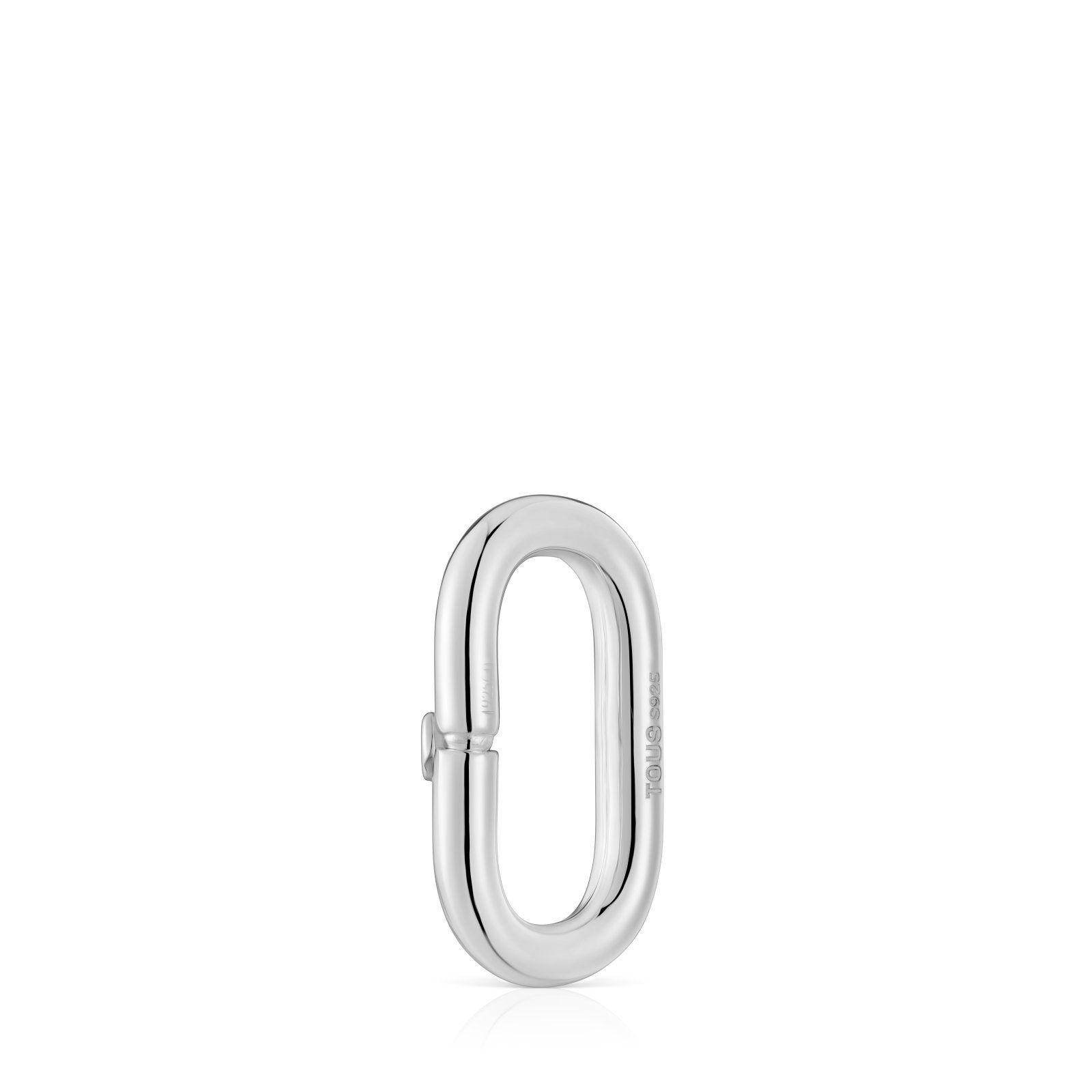 Anilla mediana de plata Hold Oval-2