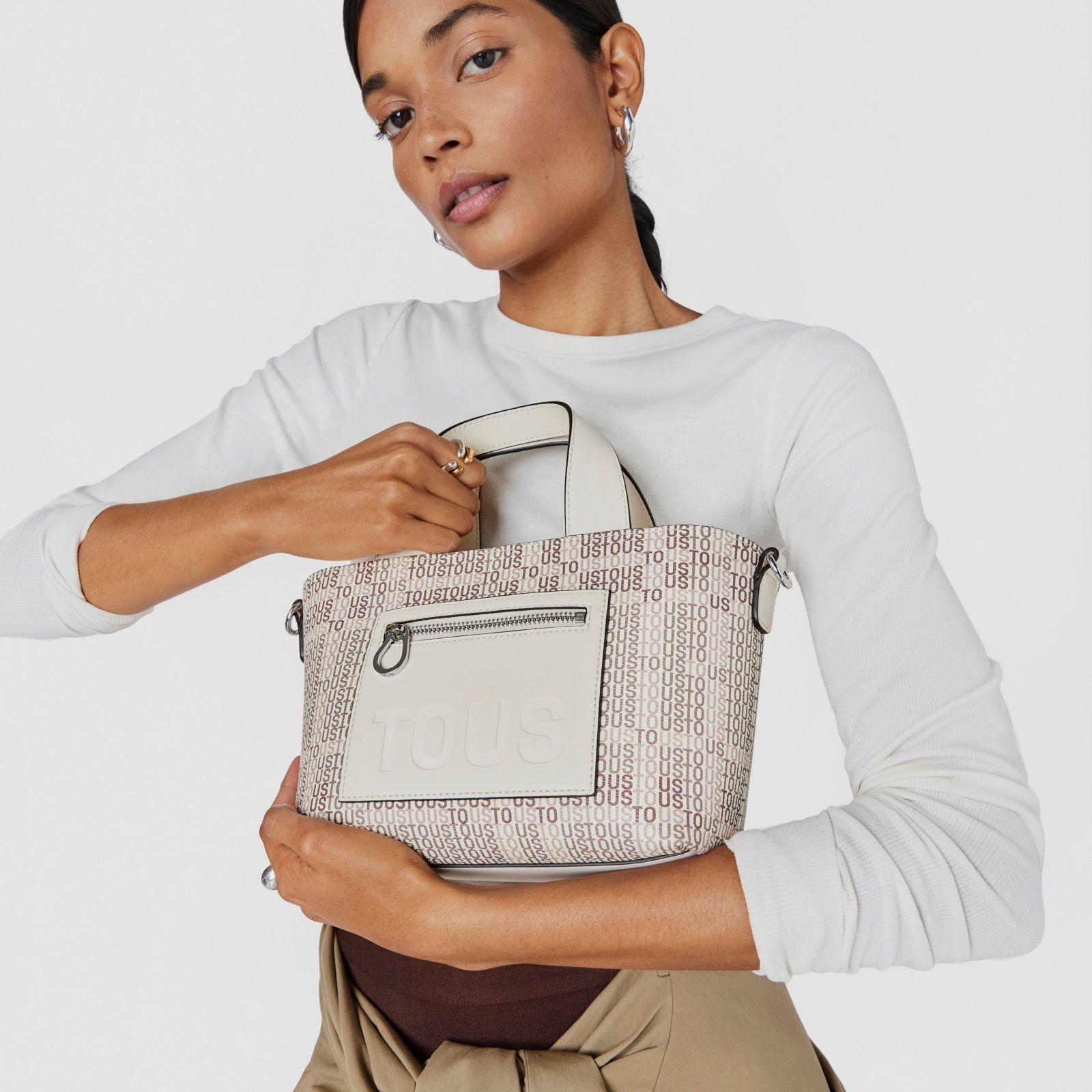 Capazo pequeño beige TOUS Cecilia-4