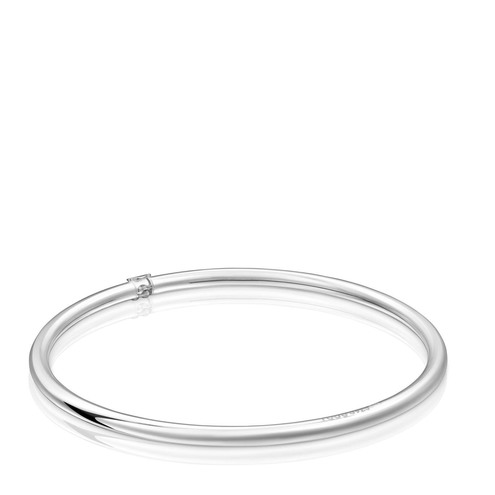 Pulsera esclava cerrada de plata Hold-2