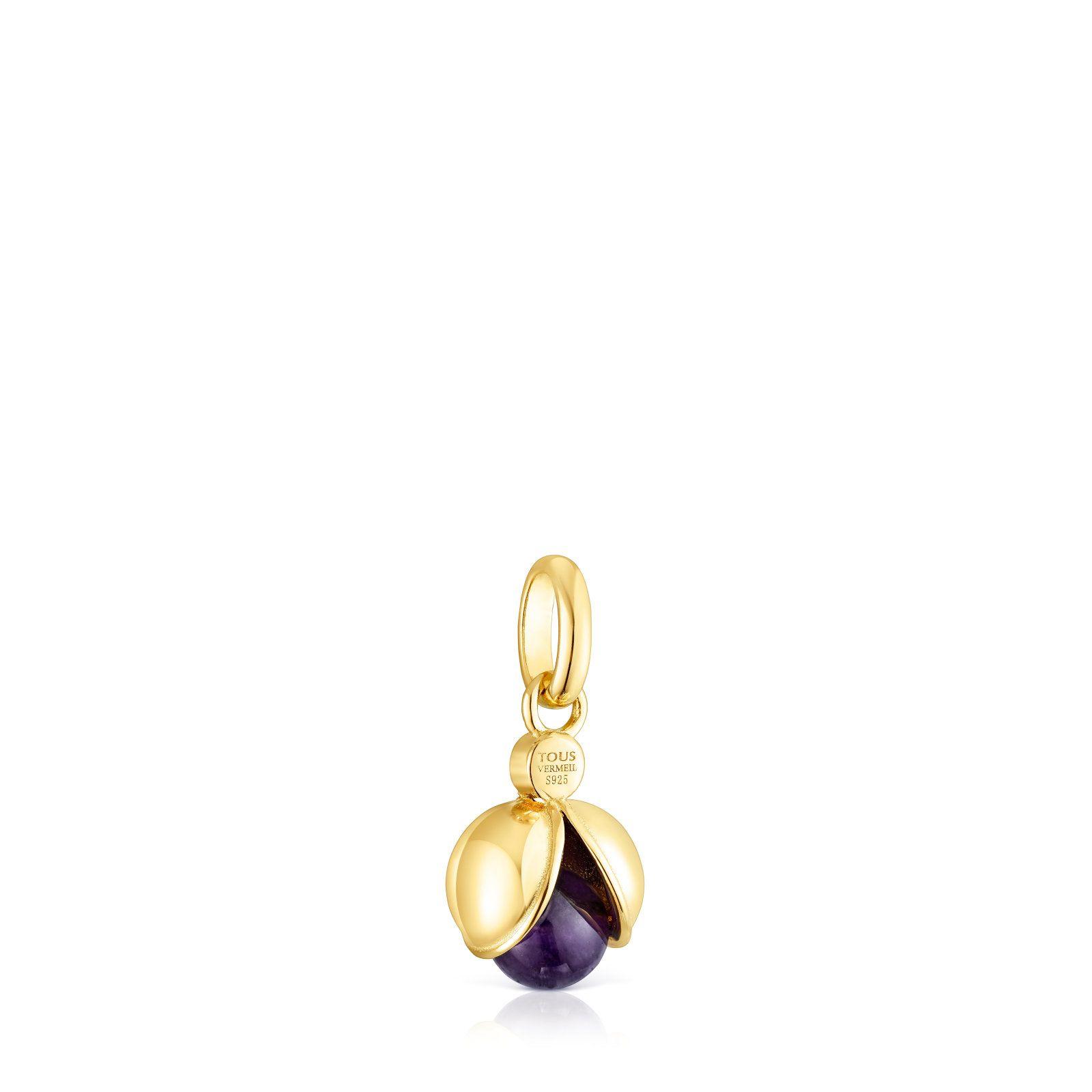 Colgante de plata vermeil y gemas Virtual Garden Tous-2