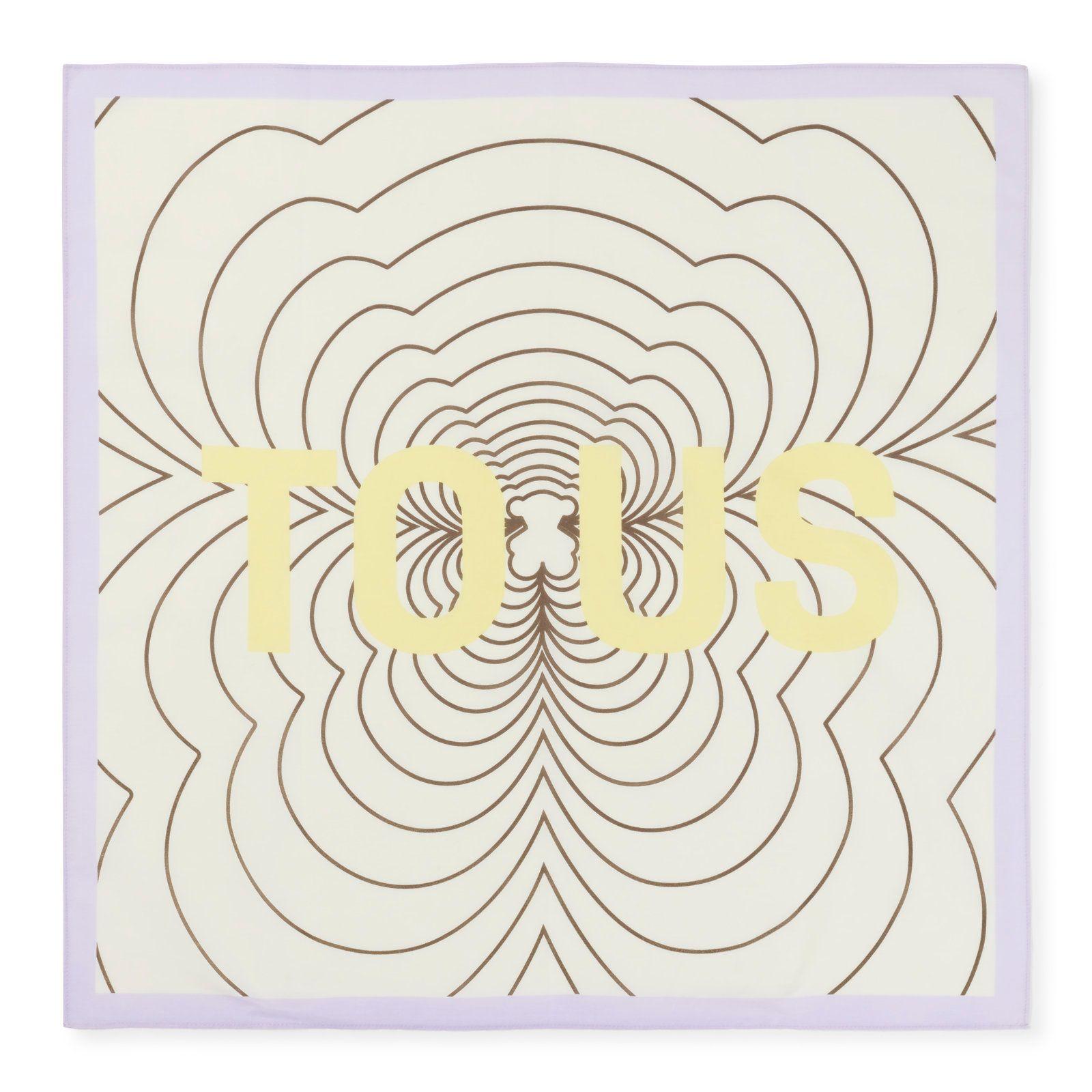 Pañuelo bandana malva TOUS Maar-0