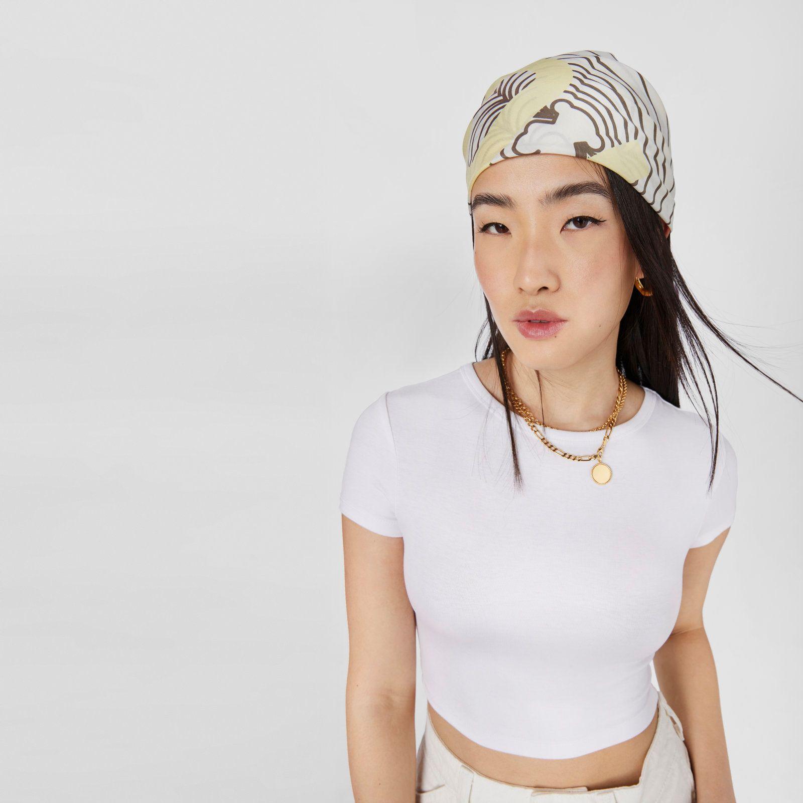 Pañuelo bandana malva TOUS Maar-5