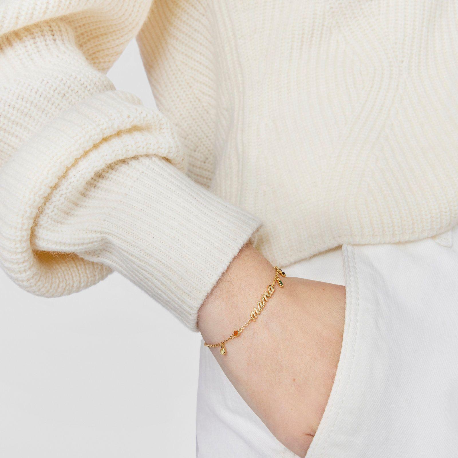 Pulsera Mama de plata vermeil y gemas TOUS Mama-5