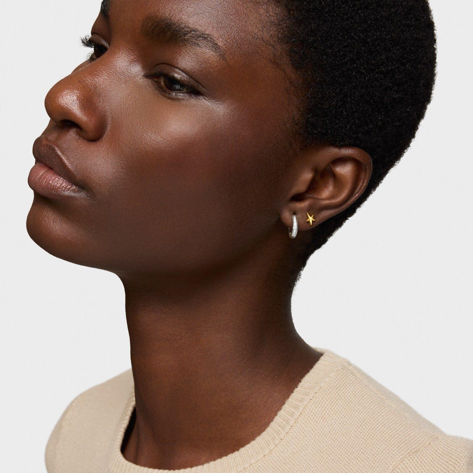 Pendientes aro con oso de plata 12 mm TOUS Basics-3