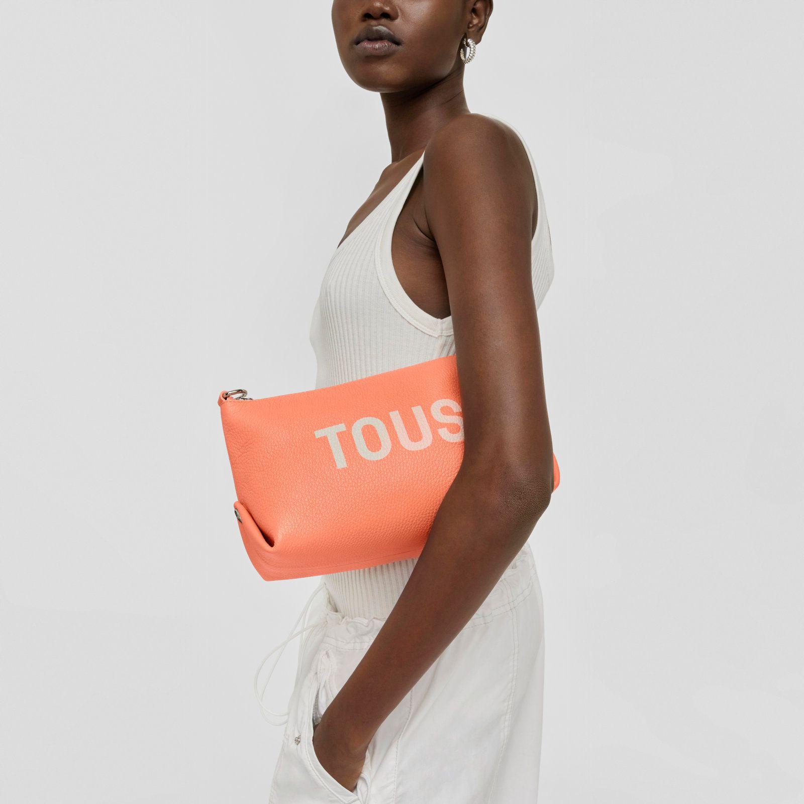 Bandolera de piel naranja TOUS Balloon-5