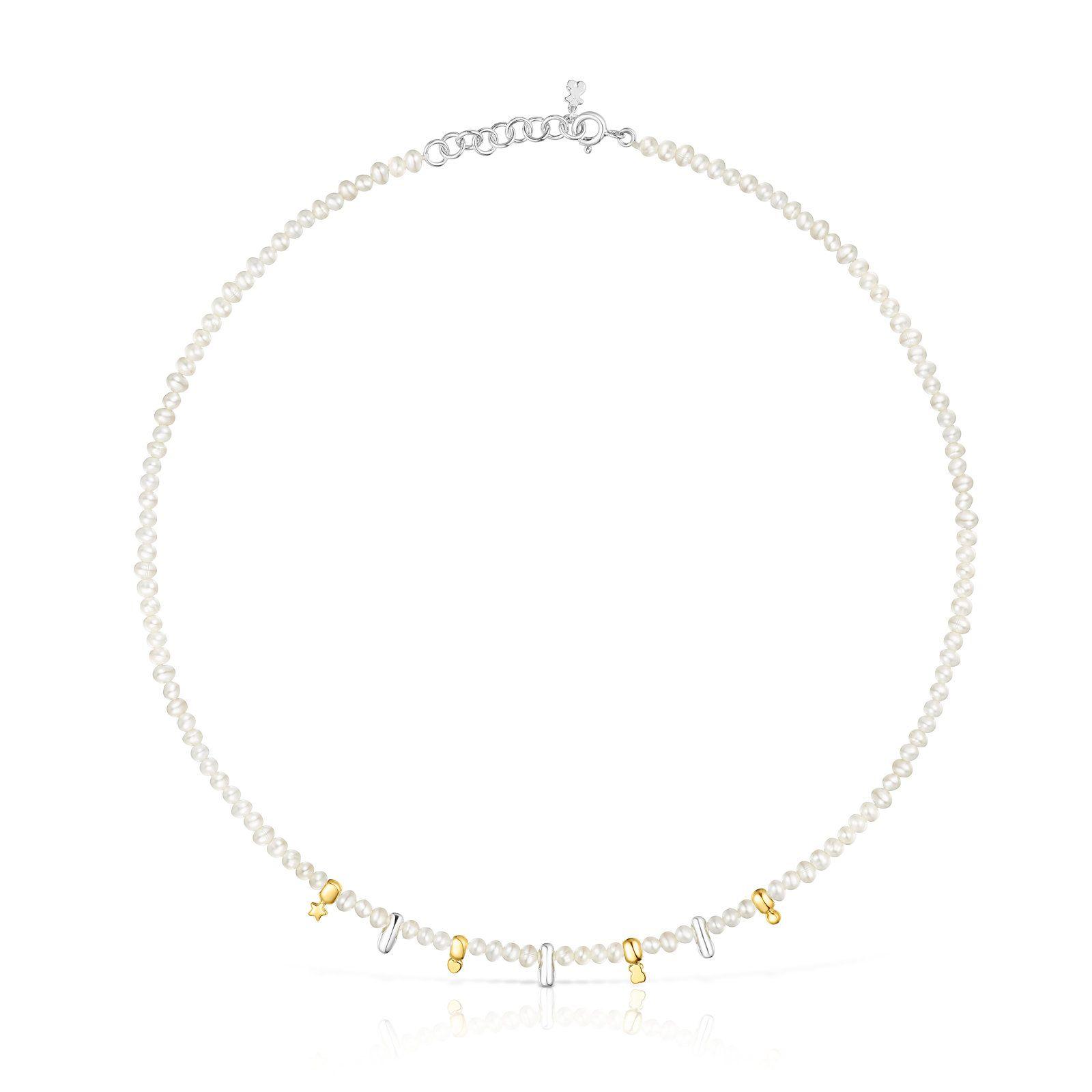 Collar de plata y plata vermeil Virtual Garden Tous-0