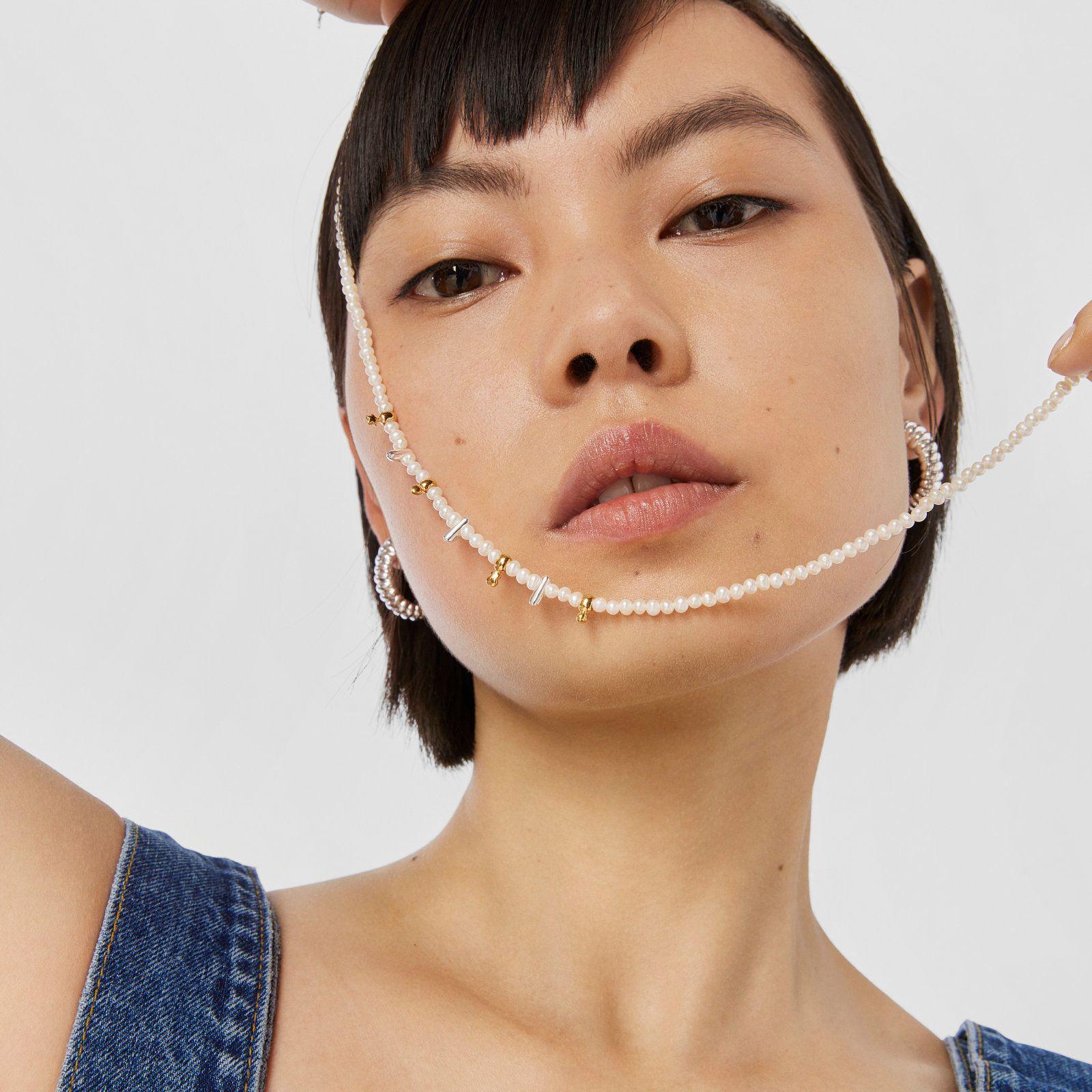 Collar de plata y plata vermeil Virtual Garden Tous-3