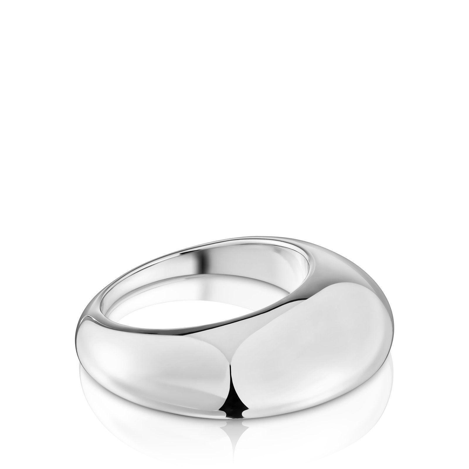 Anillo liso de plata Dybe Tous-2