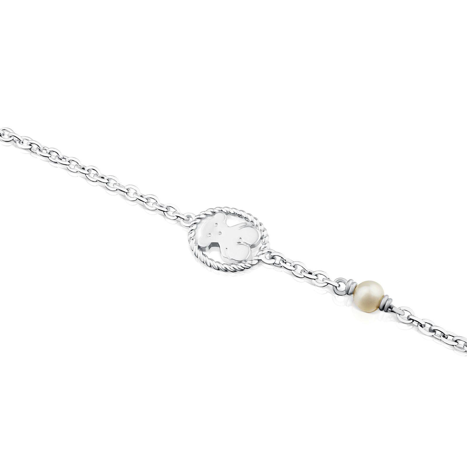 Pulsera de plata con perla cultivada Camee-2