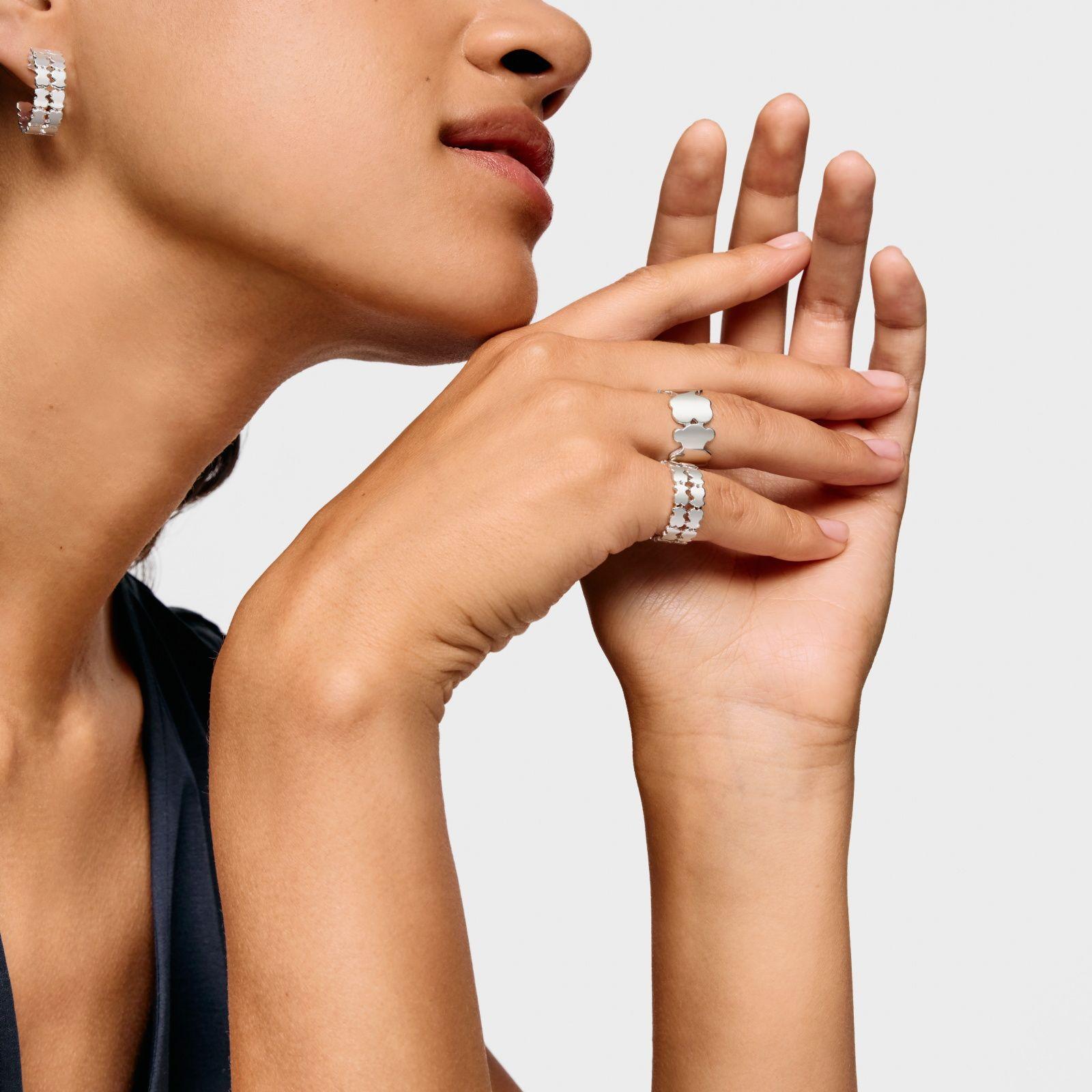 Anillo abierto de plata TOUS Sweet 40s-4