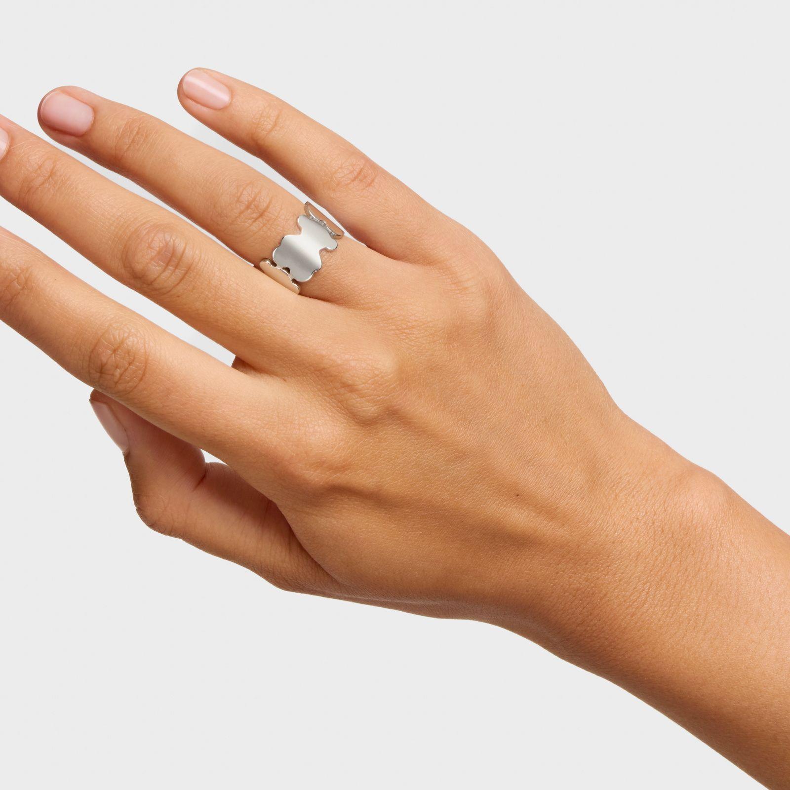 Anillo abierto de plata TOUS Sweet 40s-5