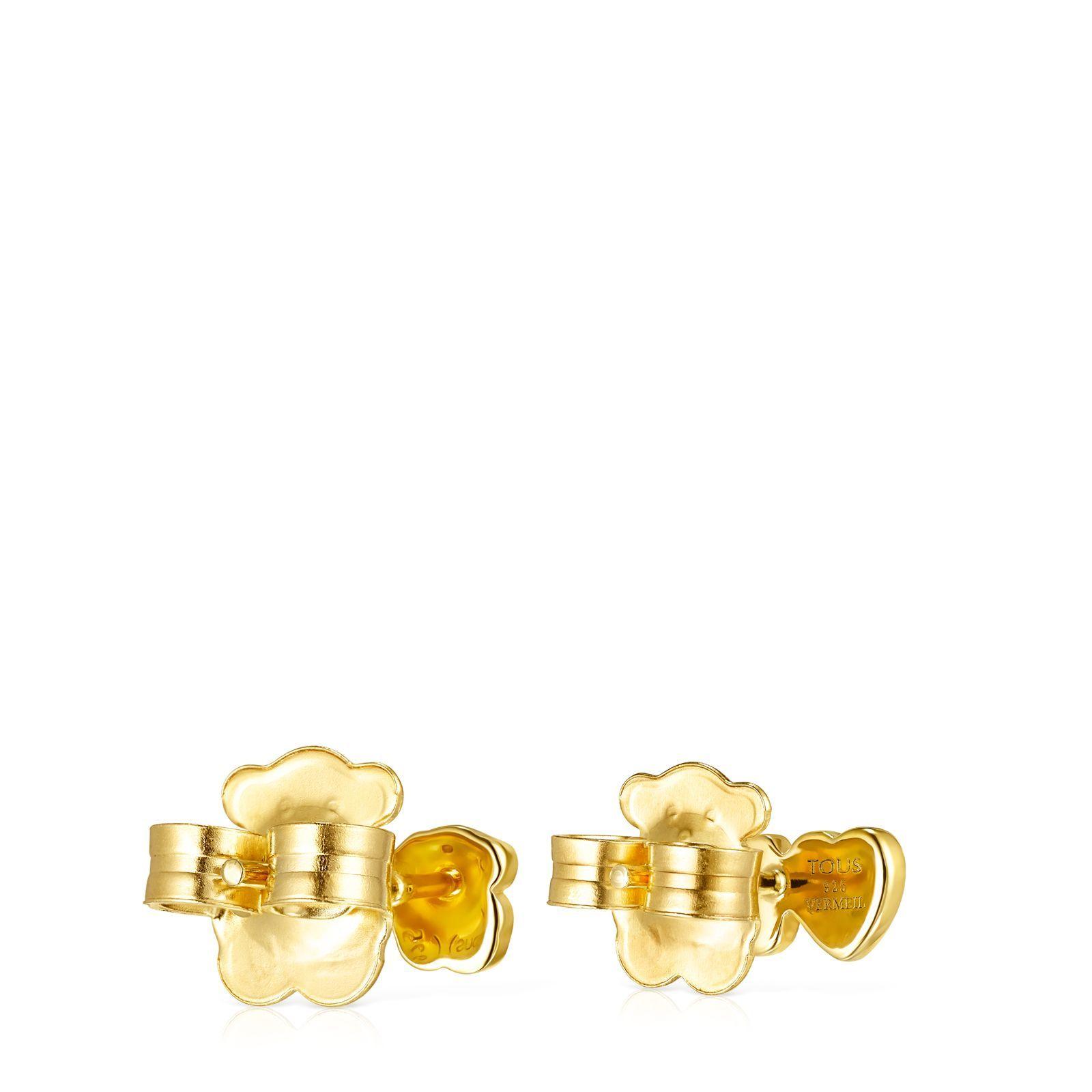 Pendientes Glory Plata Vermeil con Amazonita y Amatista Tous-5