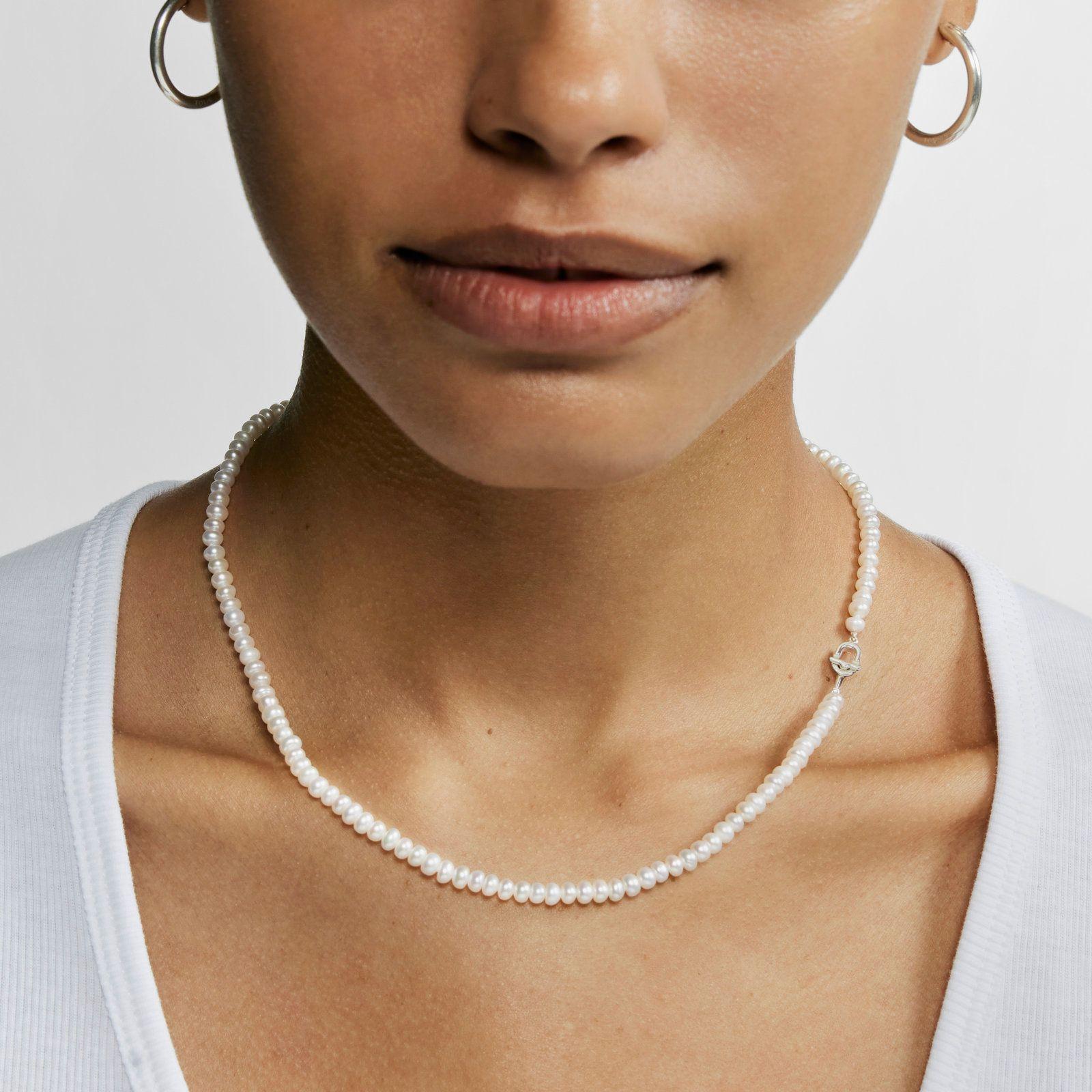 Collar de plata y perlas cultivadas TOUS MANIFESTO-4