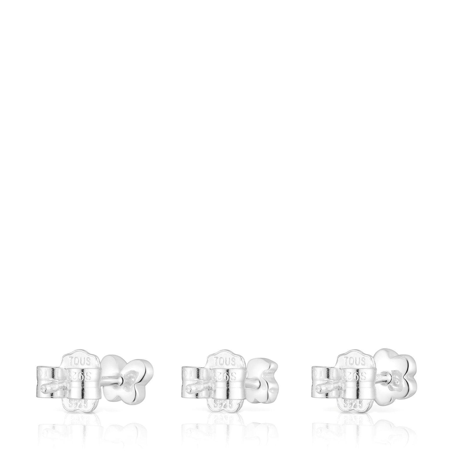 Pack de tres aros de plata motivos Bold Motif Tous-2