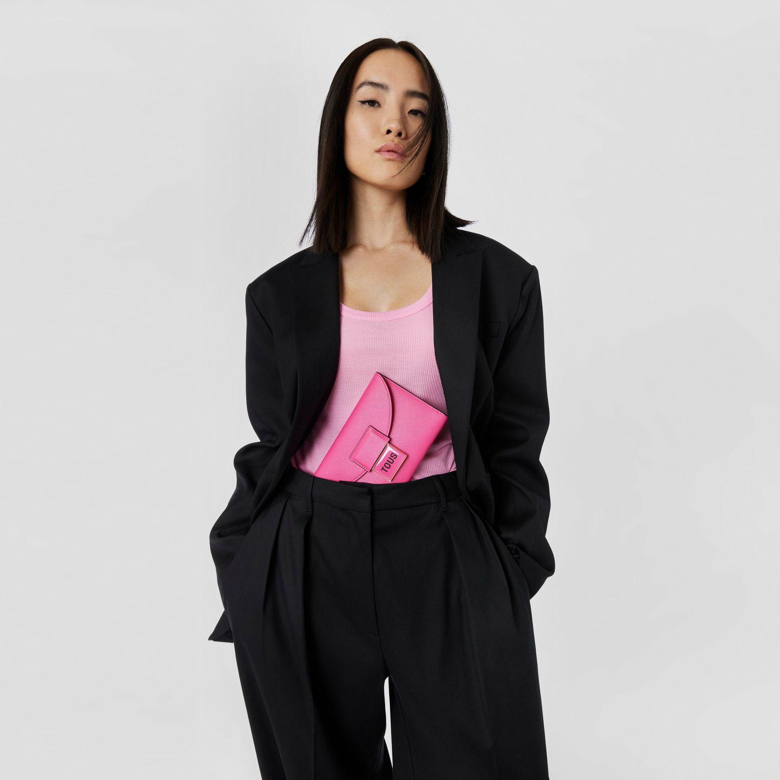 Billetera Flap fucsia TOUS Sylvia-2