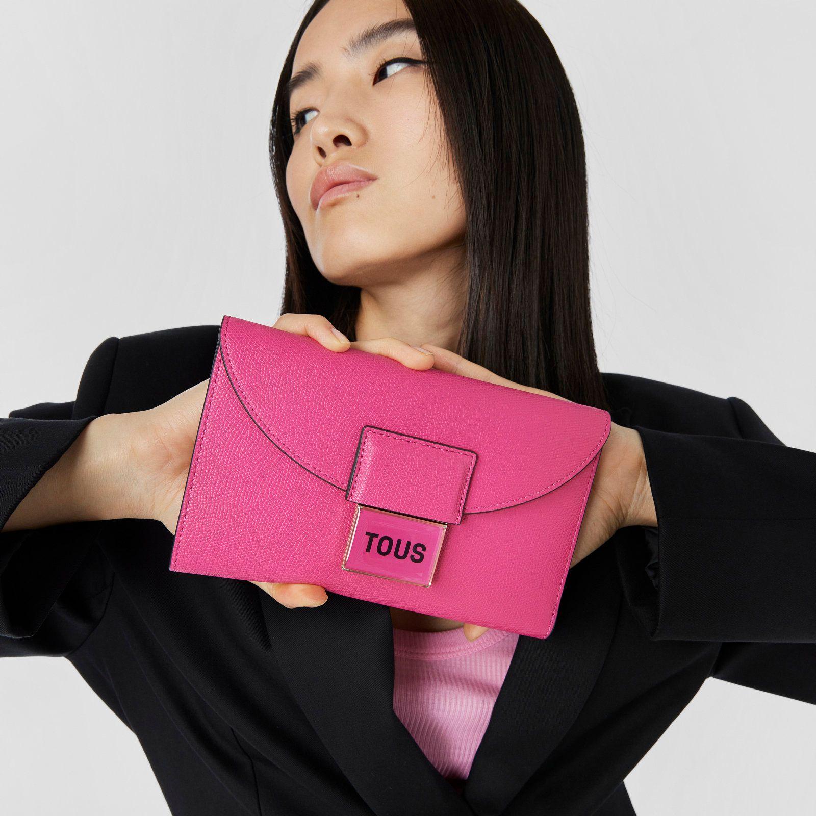 Billetera Flap fucsia TOUS Sylvia-3
