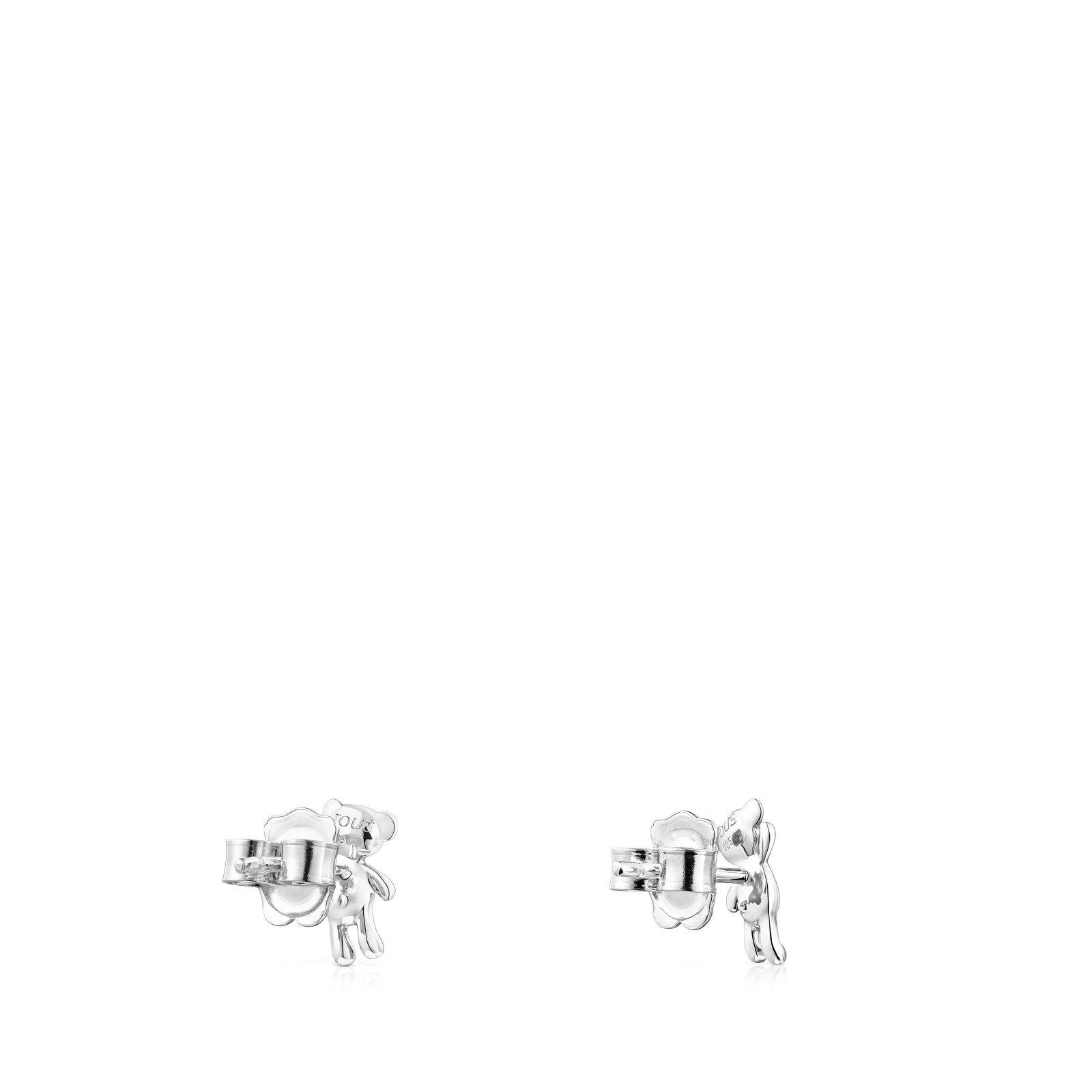 Aros Teddy Bear de plata-2