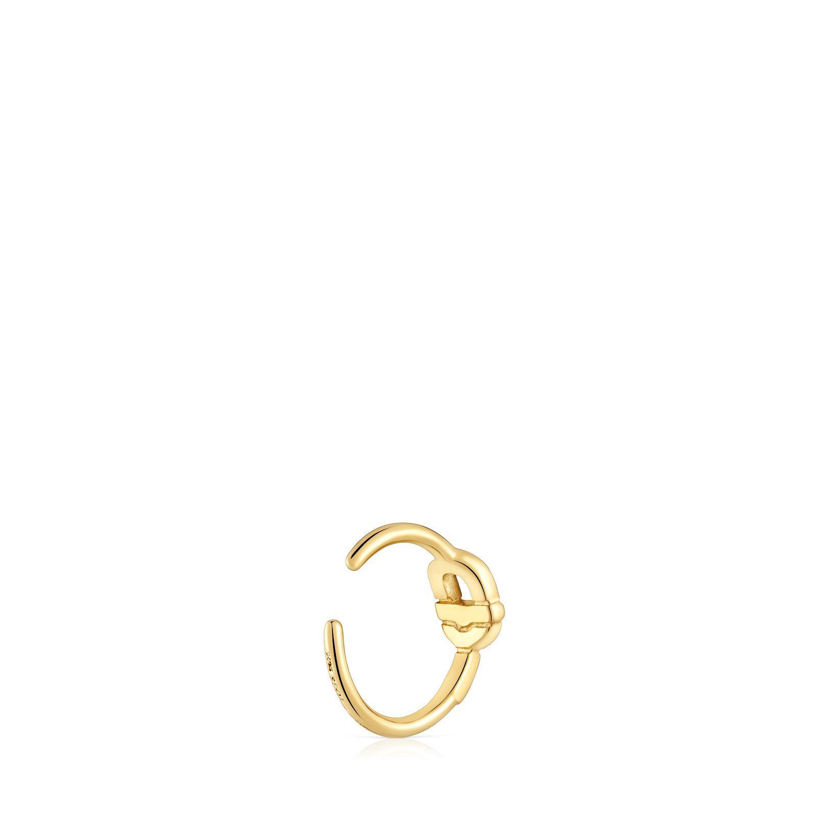 Earcuff con baño de oro 18 kt sobre plata TOUS MANIFESTO-2