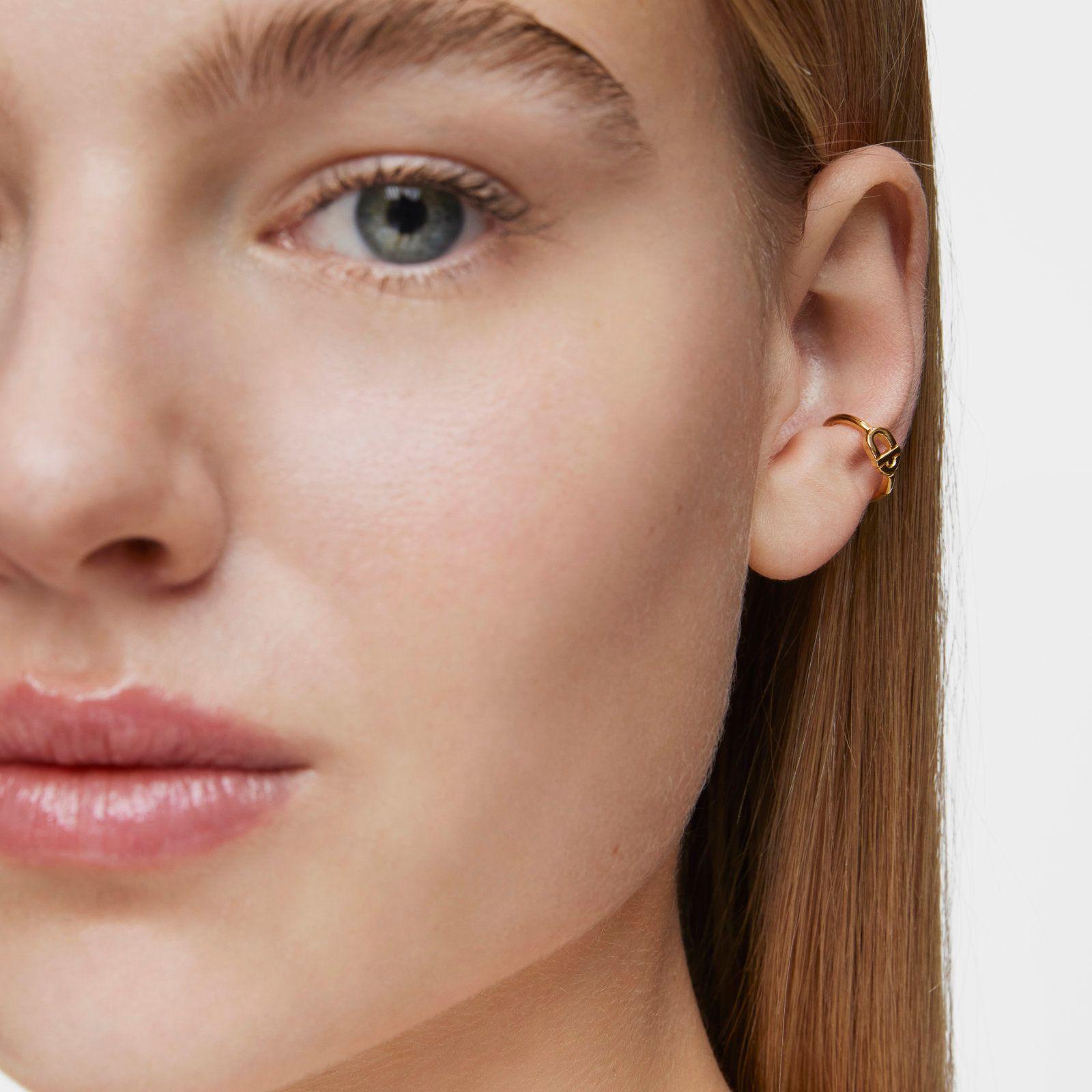 Earcuff con baño de oro 18 kt sobre plata TOUS MANIFESTO-3