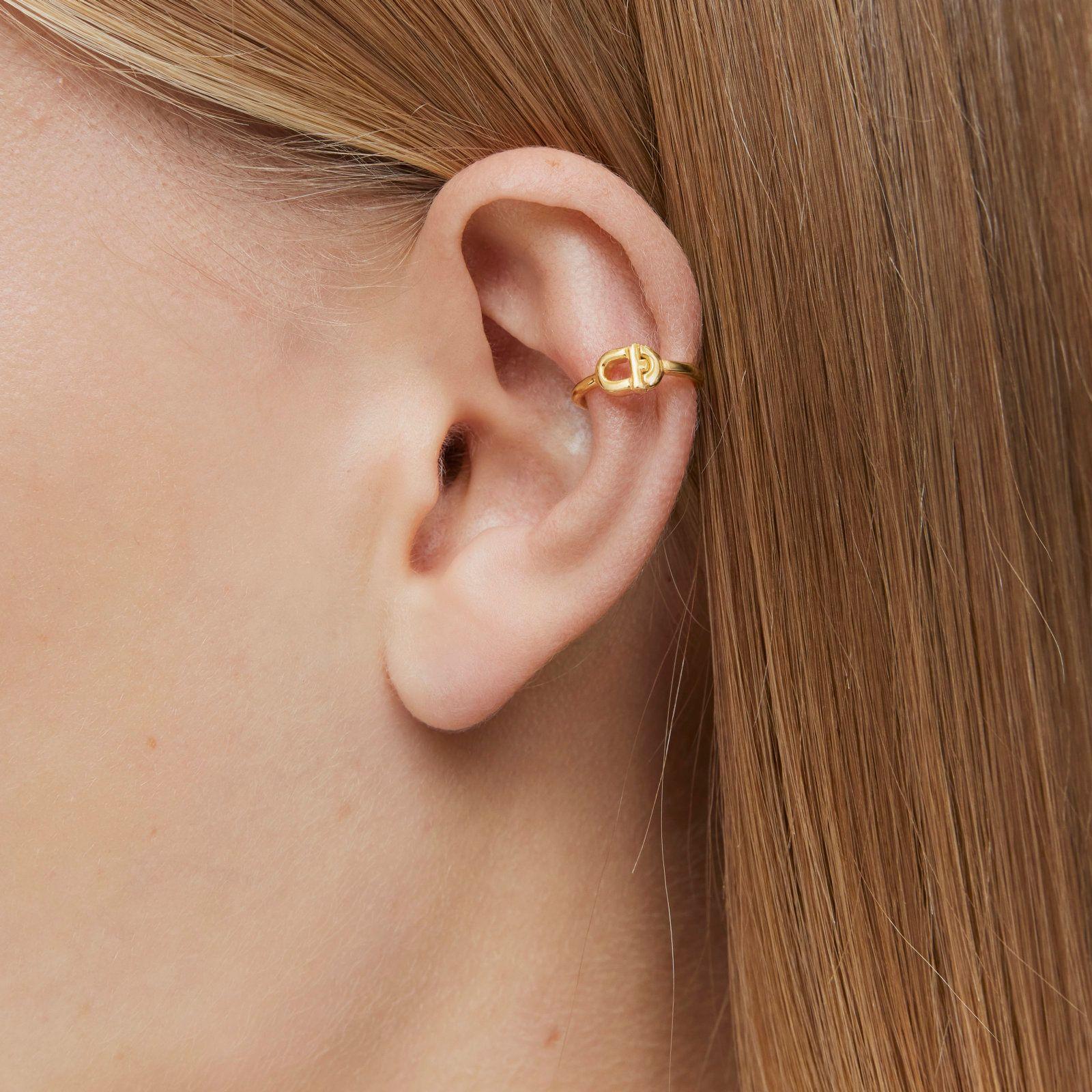 Earcuff con baño de oro 18 kt sobre plata TOUS MANIFESTO-6