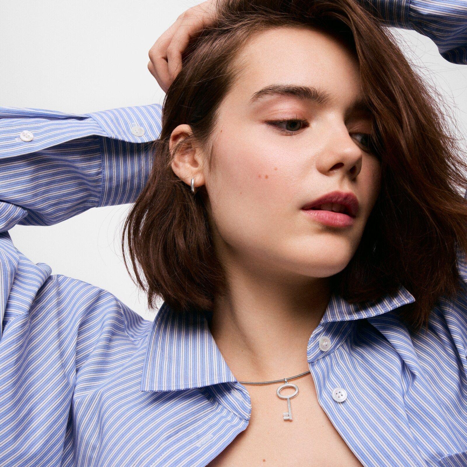 Colgante de plata motivo llave 37 mm TOUS Unlock-2