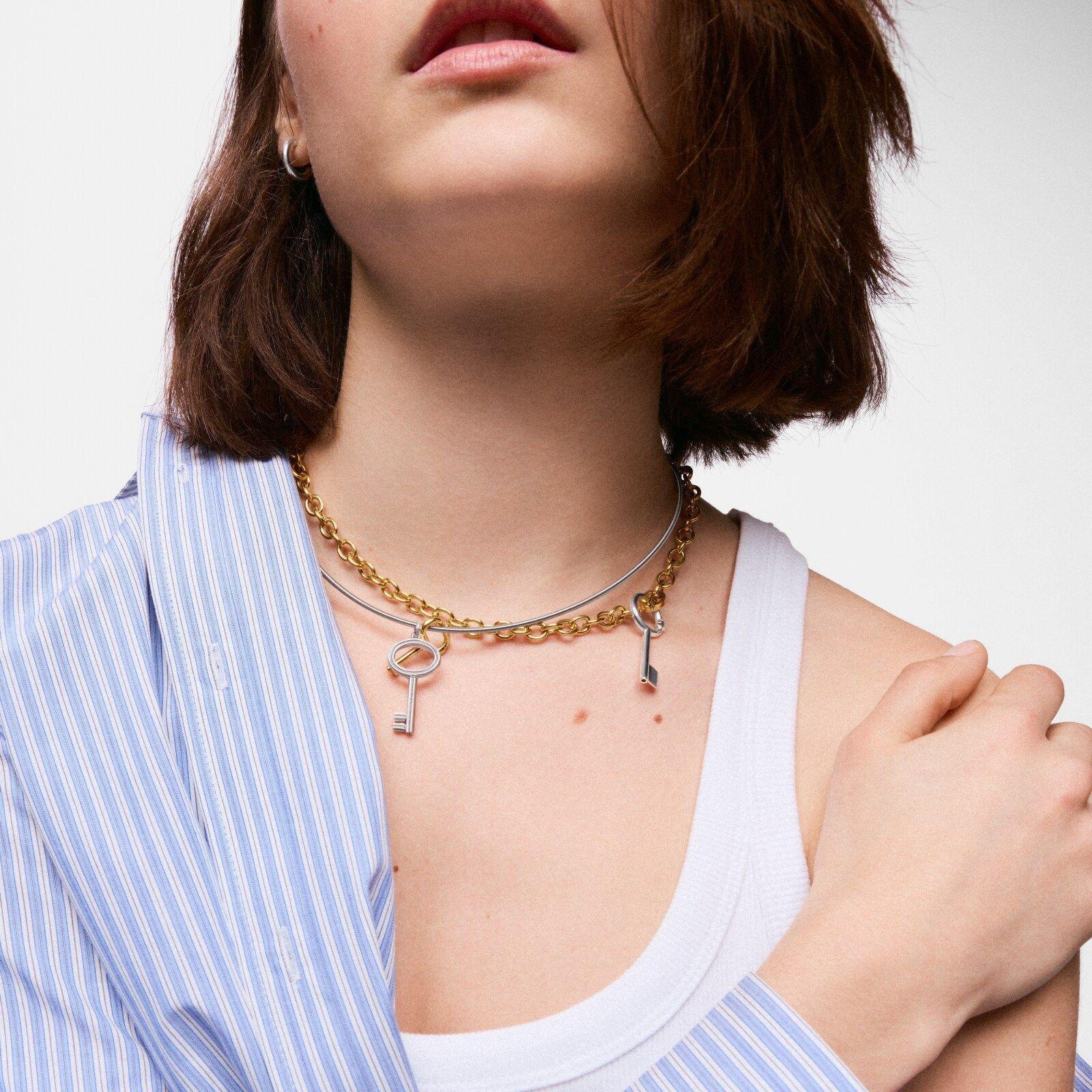 Colgante de plata motivo llave 37 mm TOUS Unlock-4