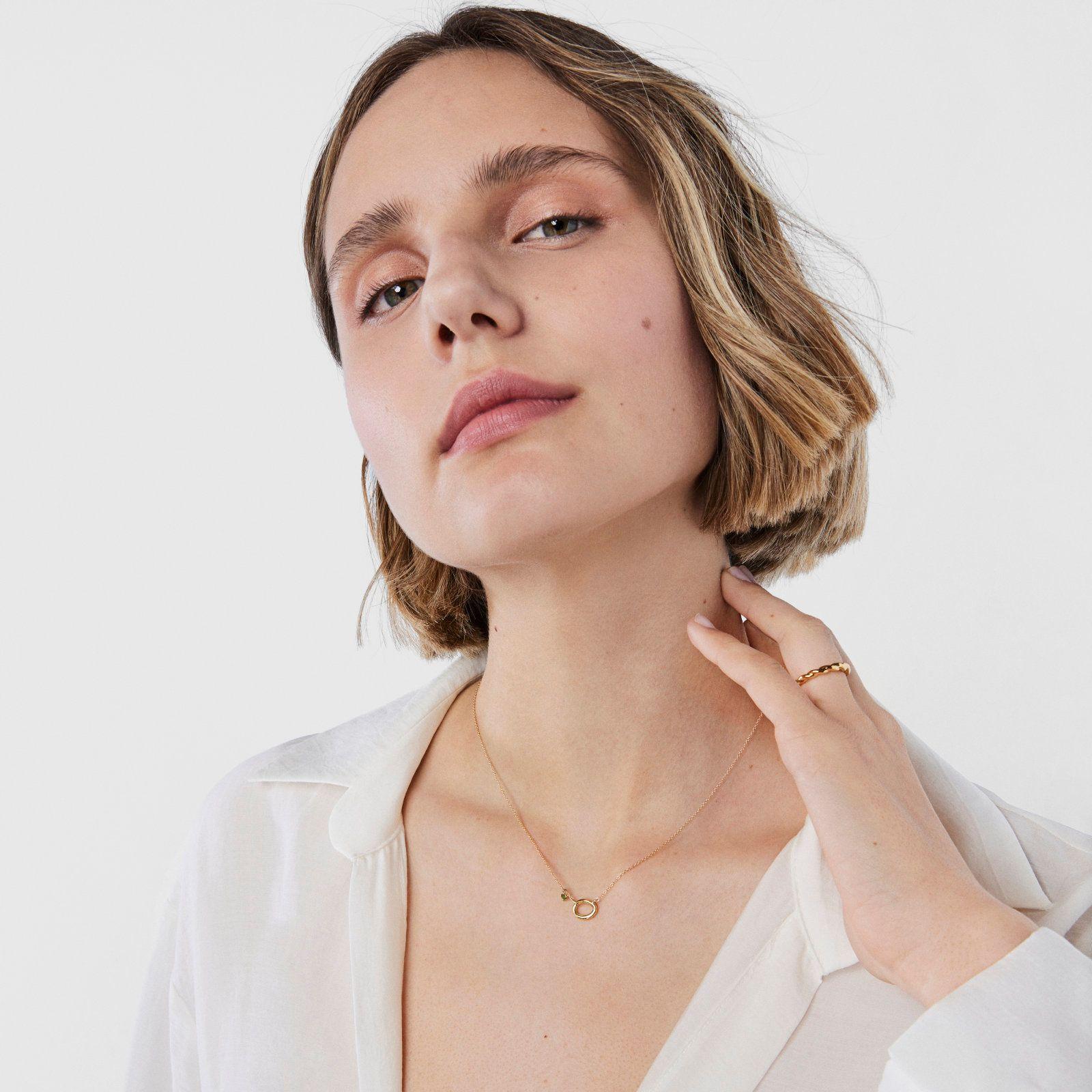 Collar de oro con gema tsavorita TOUS Hav-4