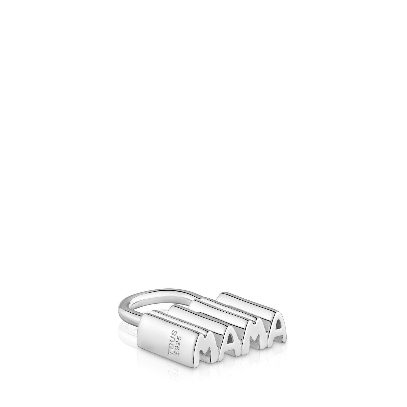 Colgante motivo candado de plata TOUS Mama-2