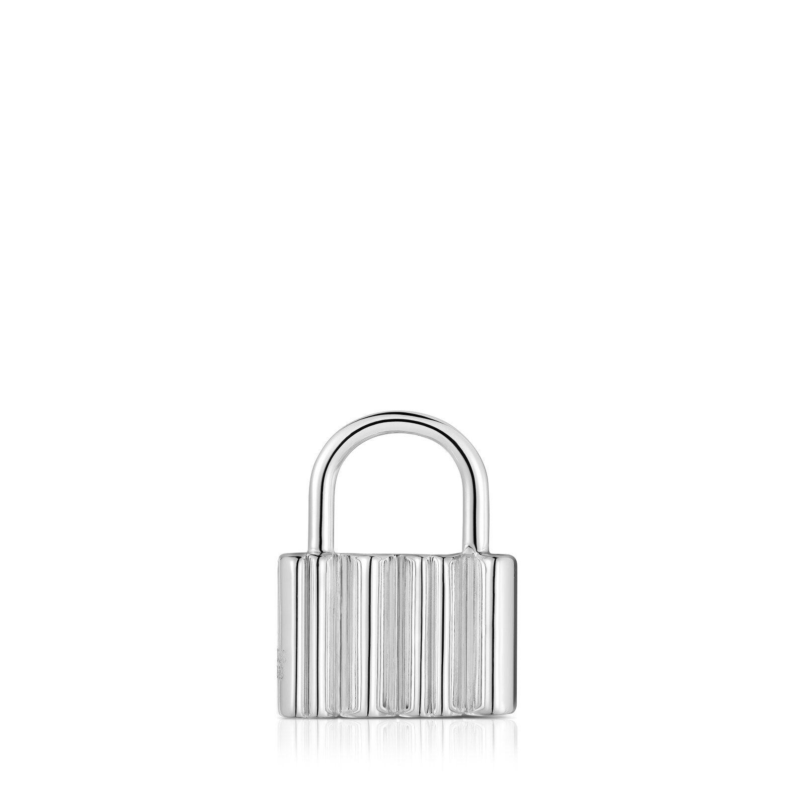 Colgante motivo candado de plata TOUS Mama-3