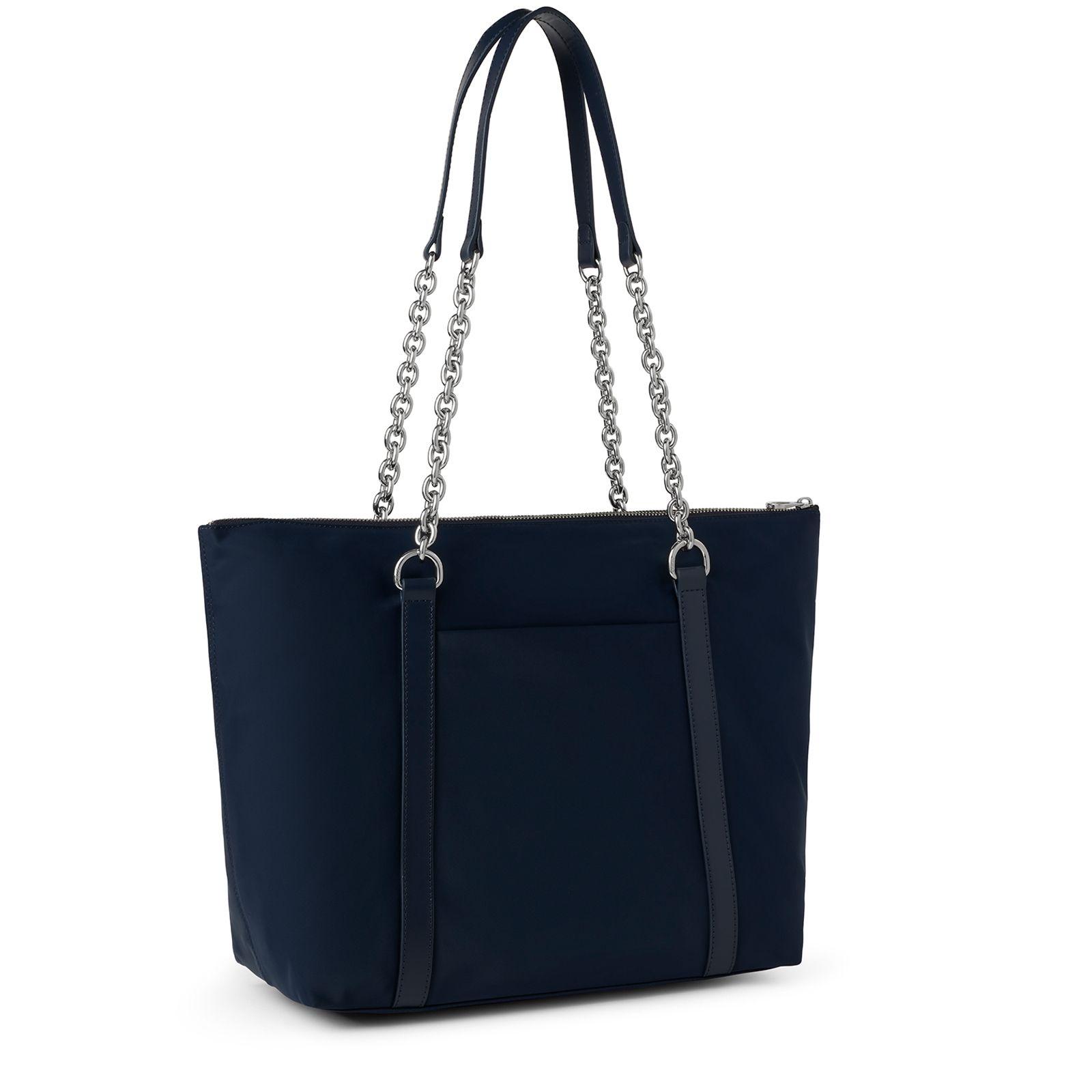 Capazo grande Empire Soft Chain azul marino-1