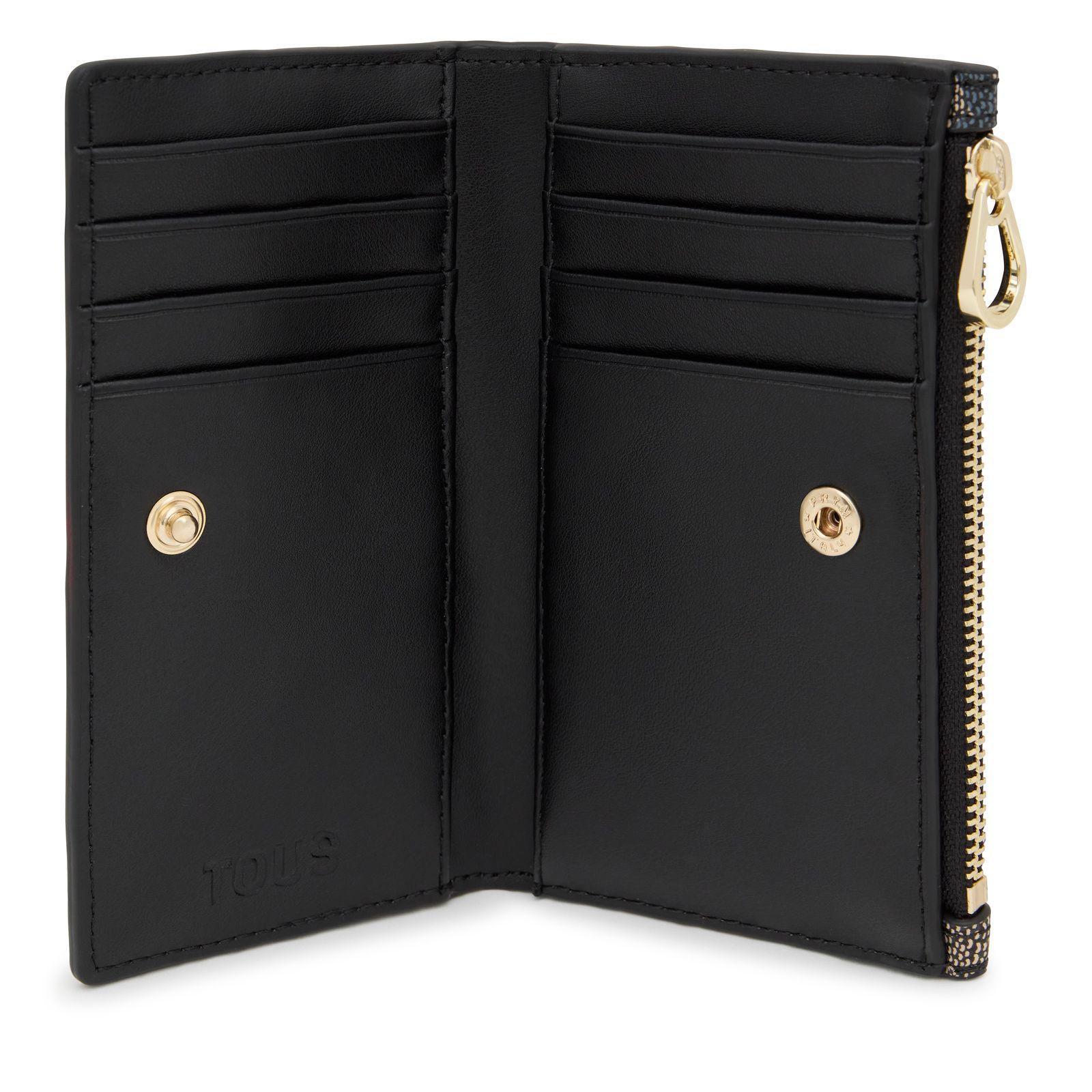 Cartera Flat negra Kaos Icon-2