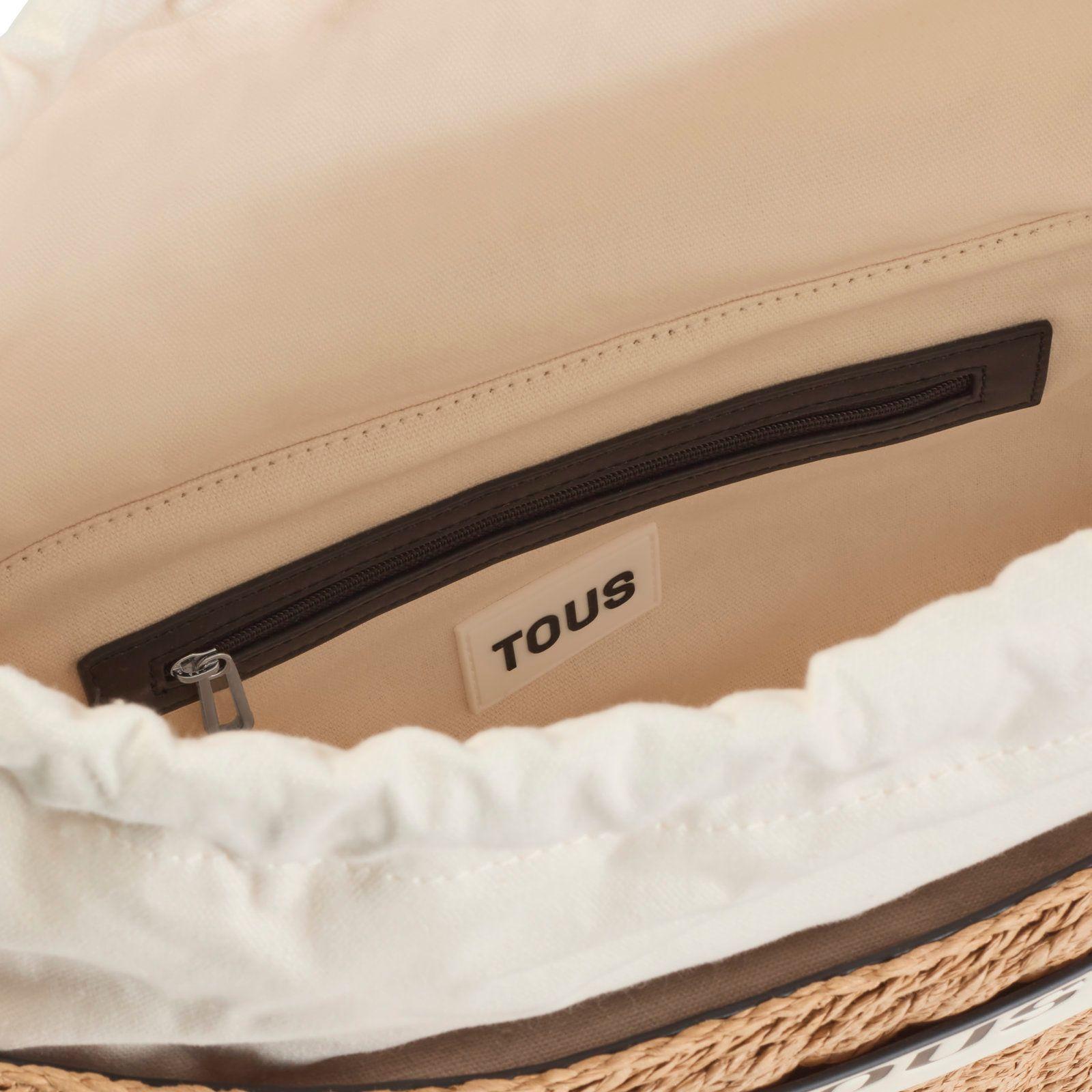 Capazo grande negro Scoubidou Tous-2