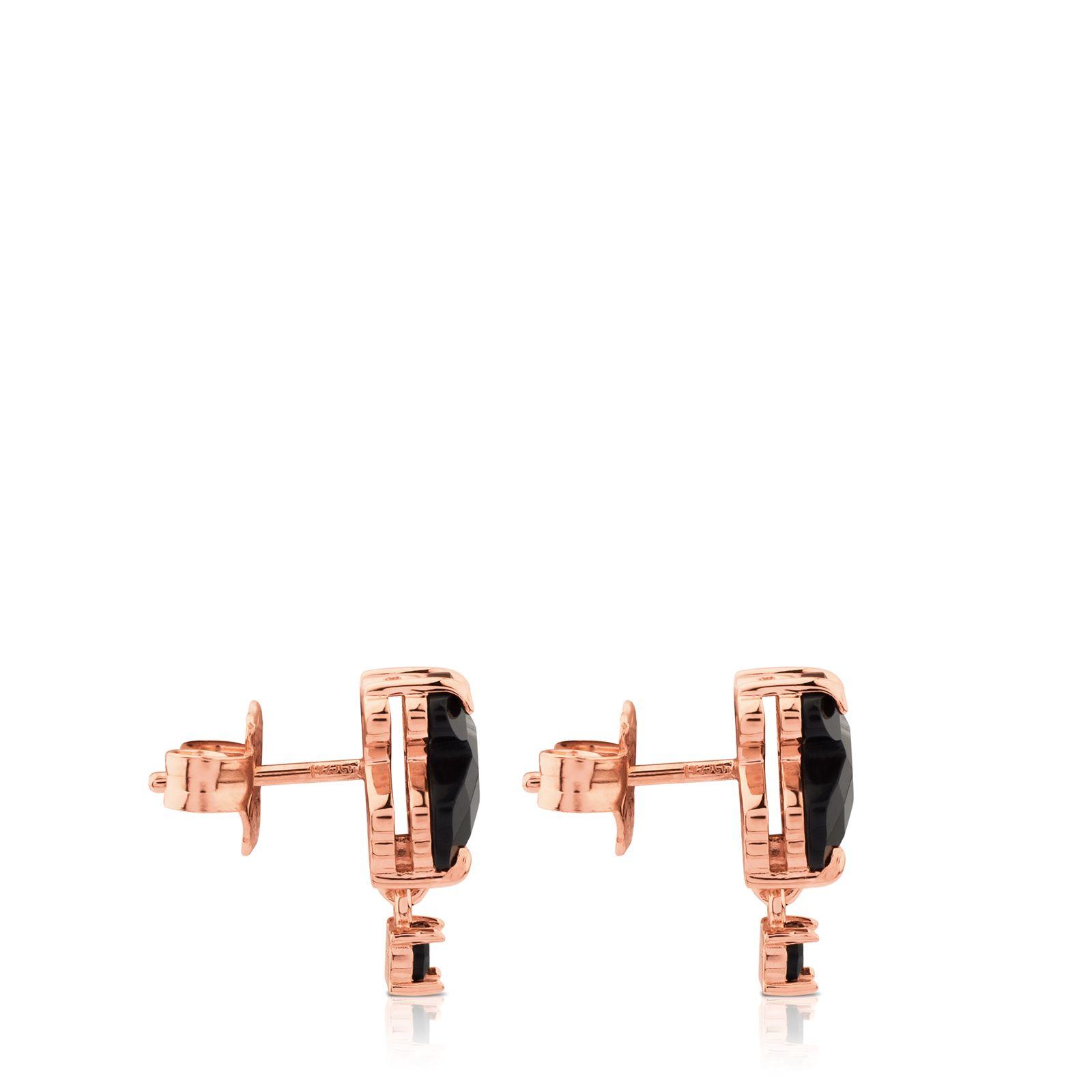 Pendientes Tous Erma de Plata Vermeil rosa-1