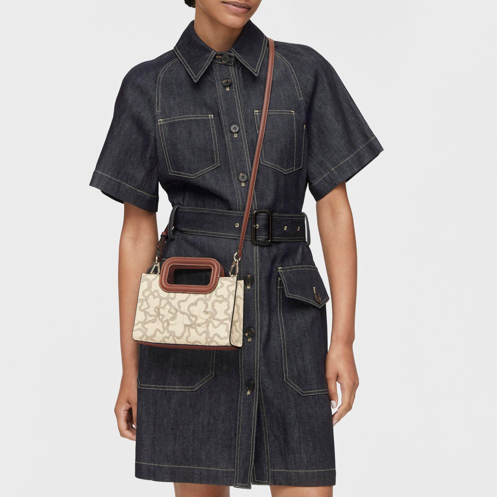 Mini bandolera beige Kaos Icon-5