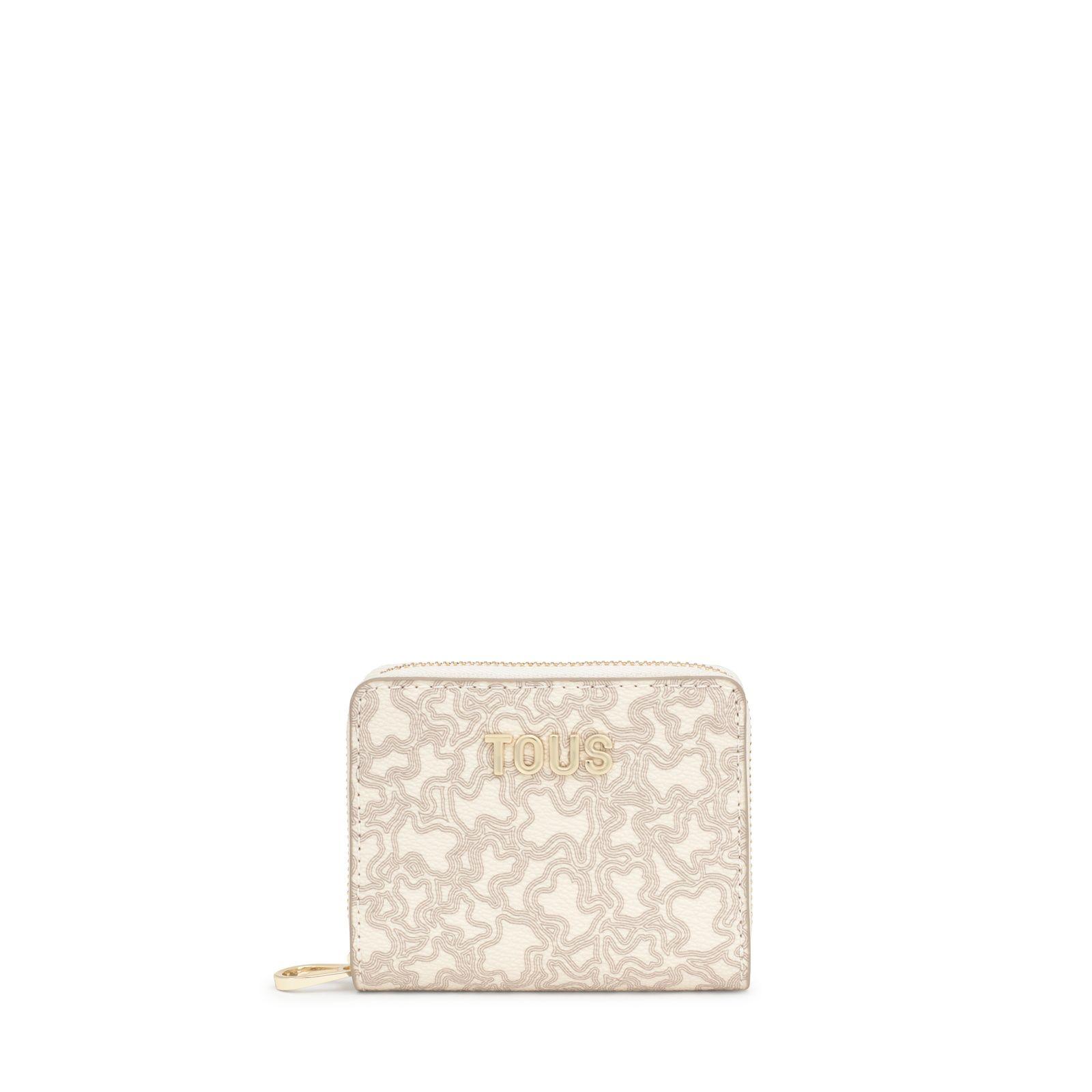 Monedero beige Kaos Mini Lines-0
