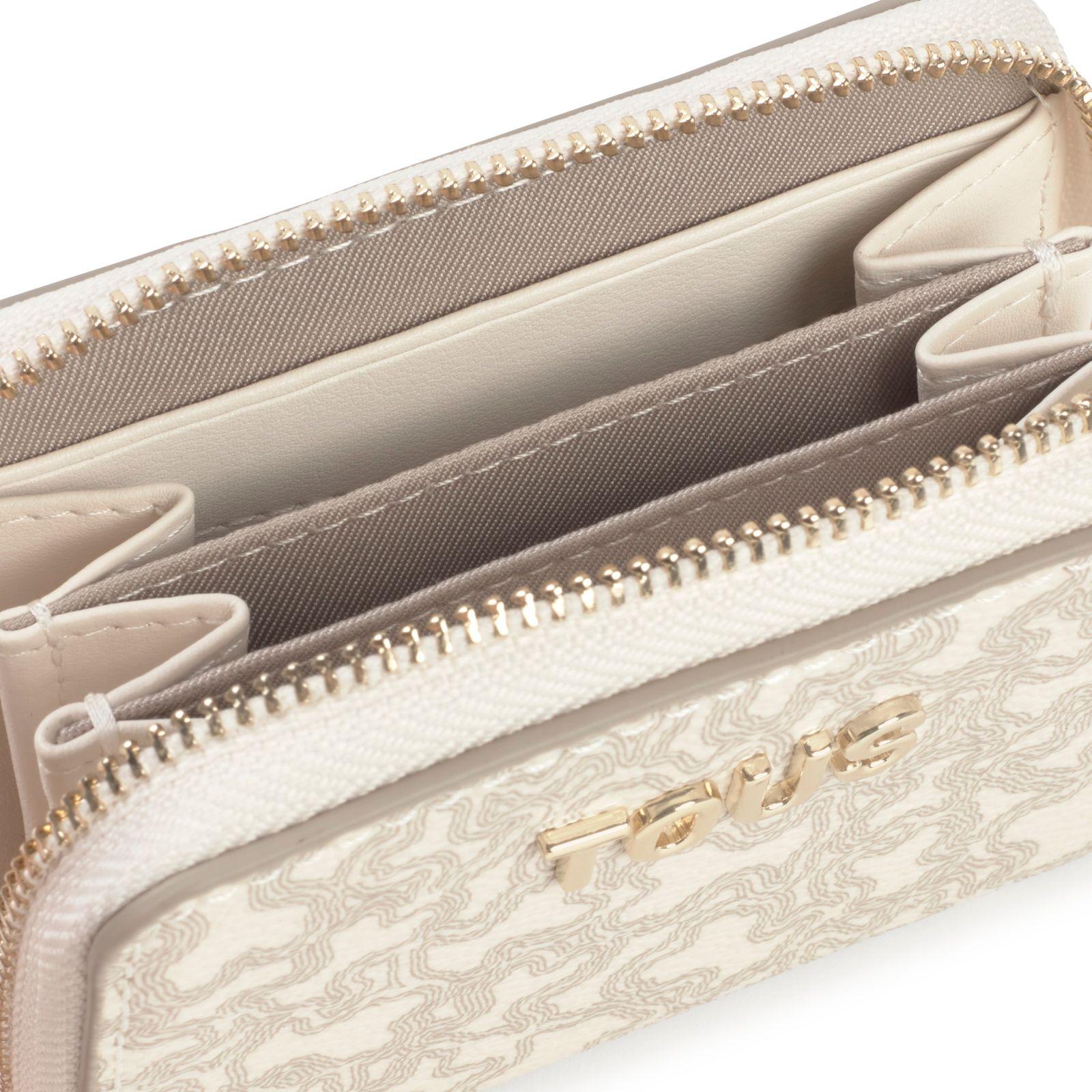 Monedero beige Kaos Mini Lines-2