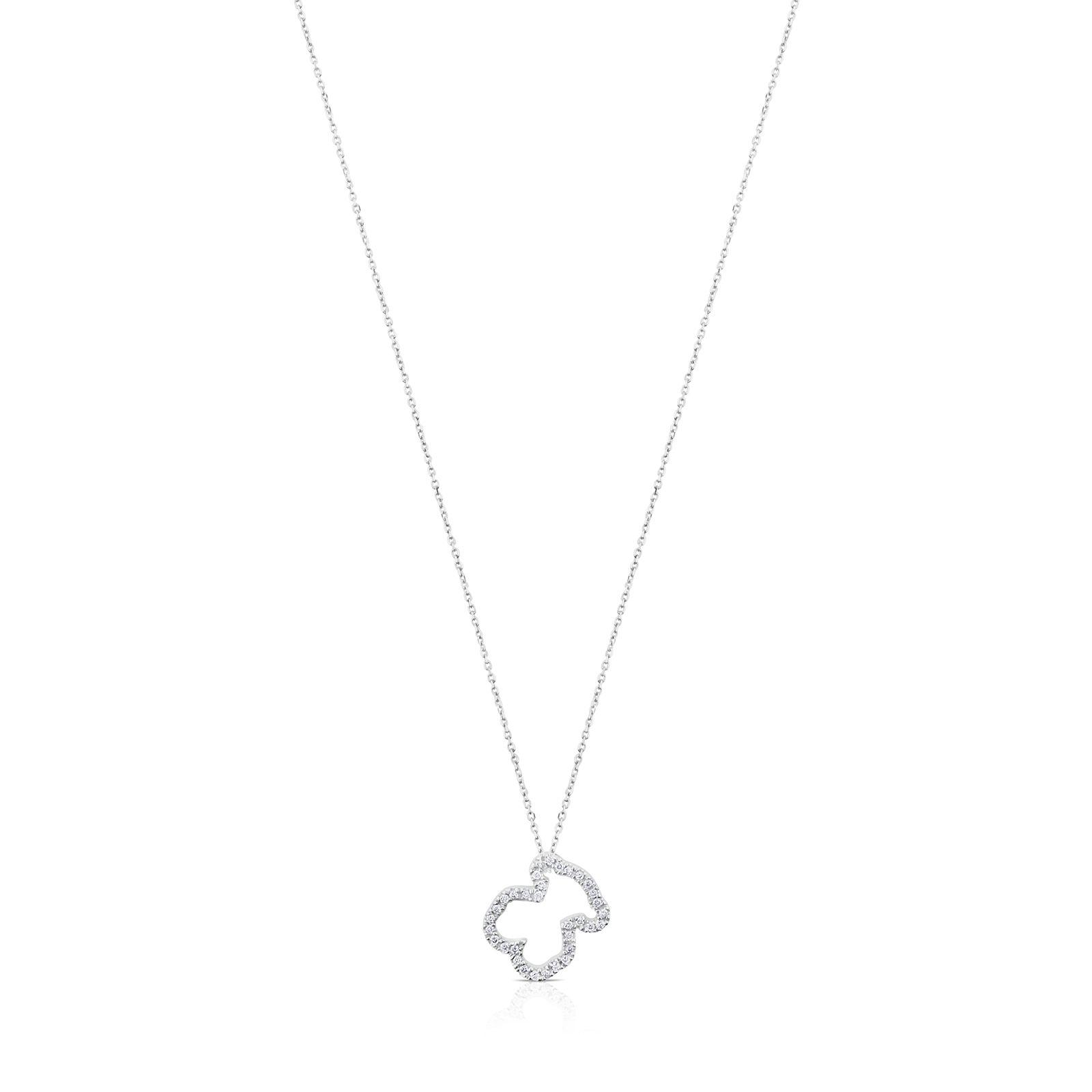 Collar Tous Icon Gems de Oro blanco con Diamantes-0