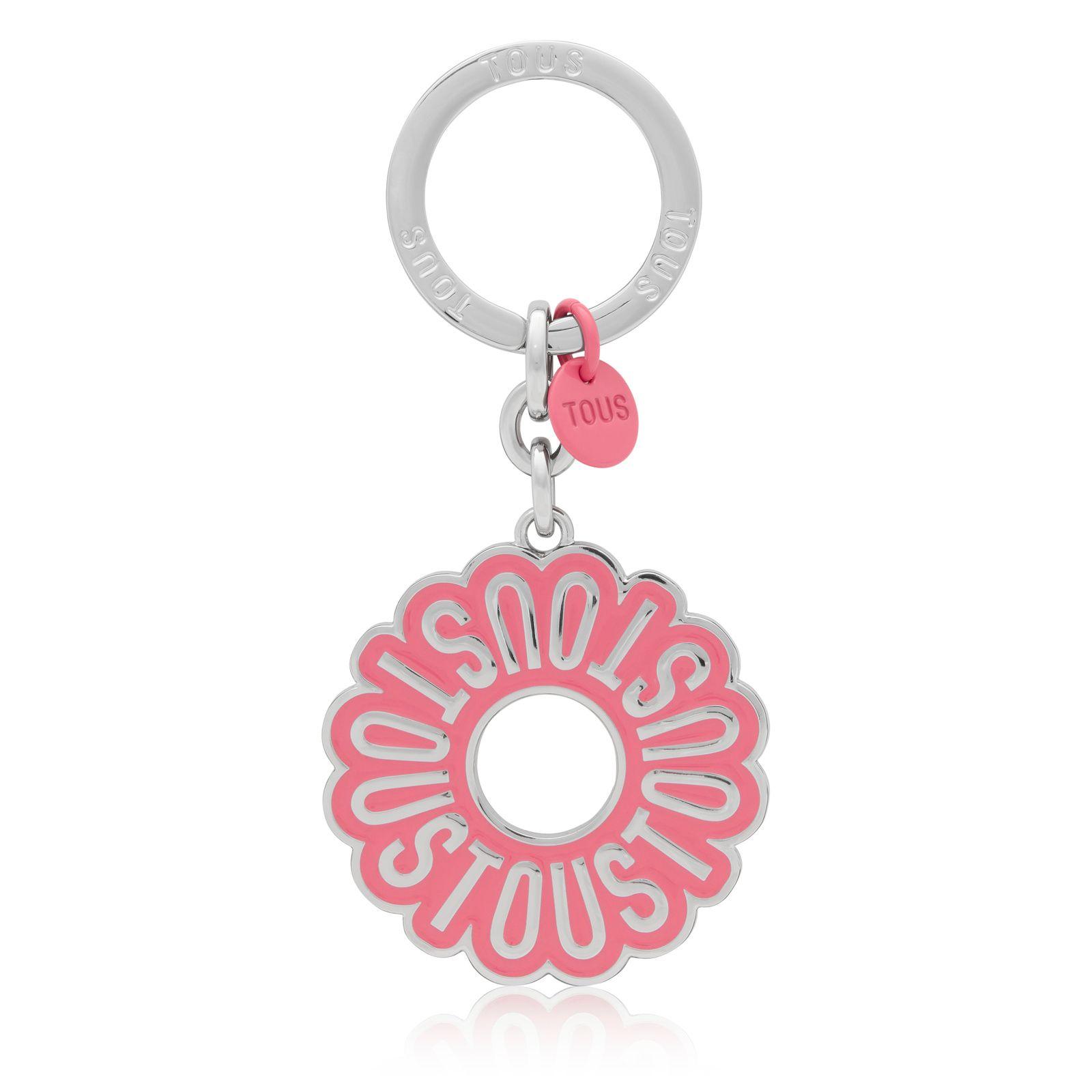 Llavero rosa TOUS Circle Logo-0