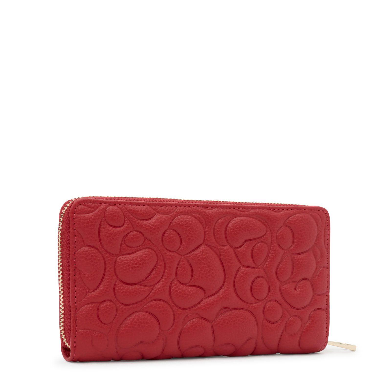 Billetera de piel roja TOUS Greta-1